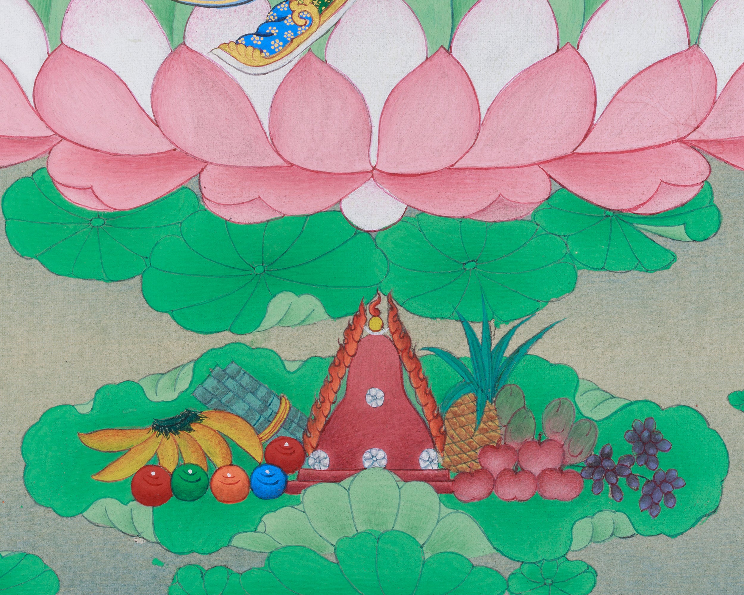 Guru Rinpoche with Mandarva and Yeshe Tsogyal | Divine Trio of Tantric Wisdom and Compassion