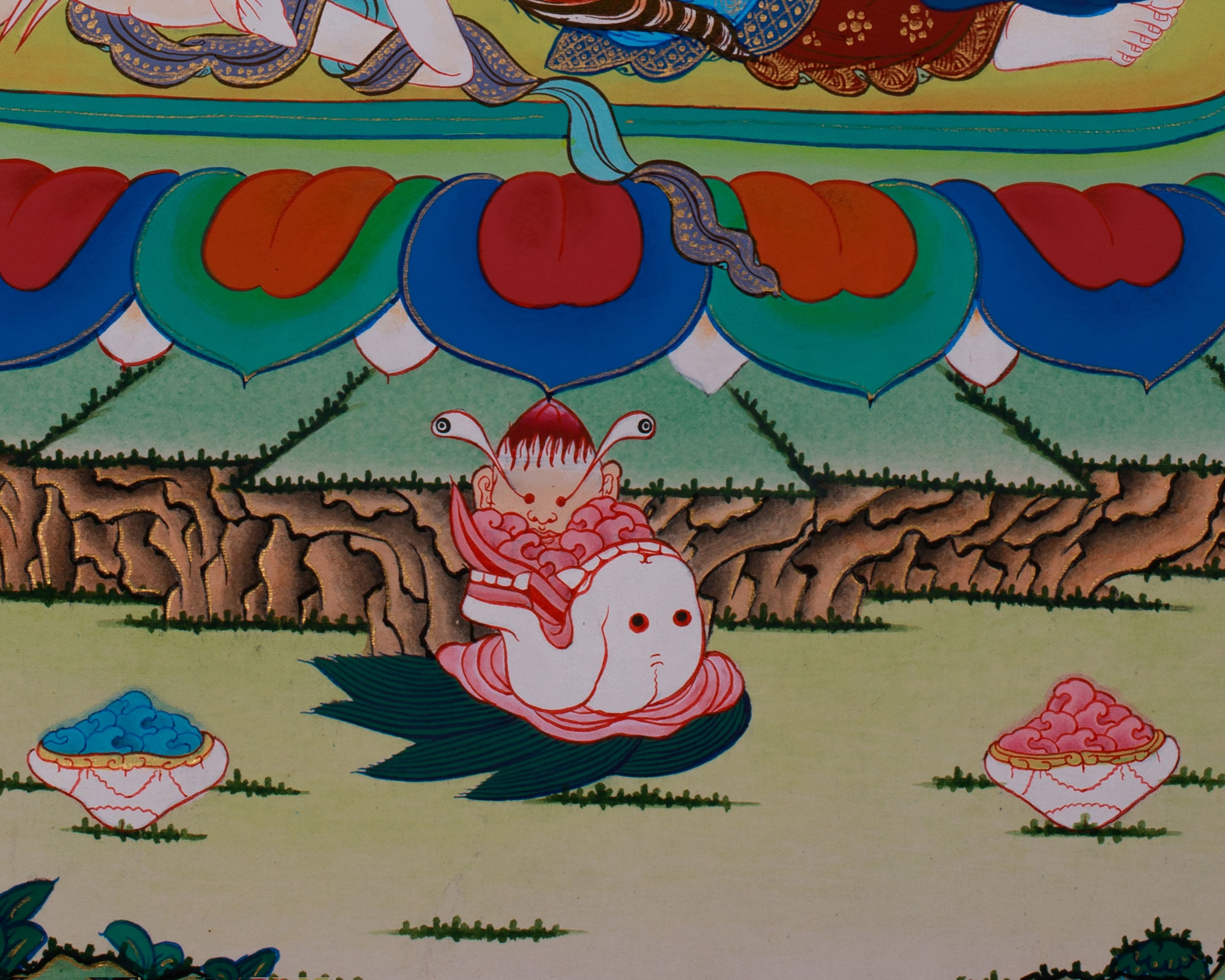 Six Arm Mahakala Thangka | Wrathful Manifestation of The Buddha
