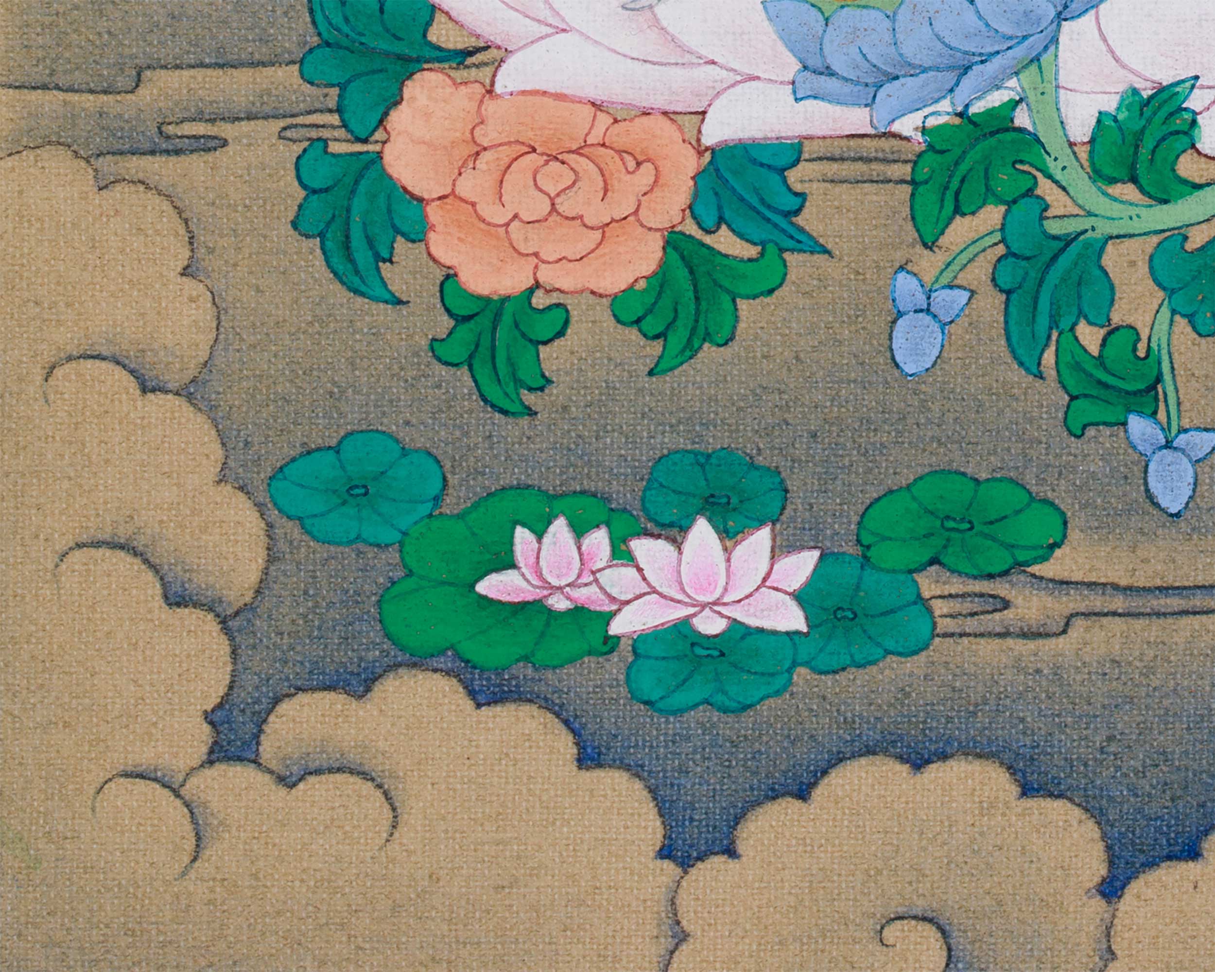 Handmade Green Tara Painting | Goddess of Compassion, Wisdom, and Swift Blessings