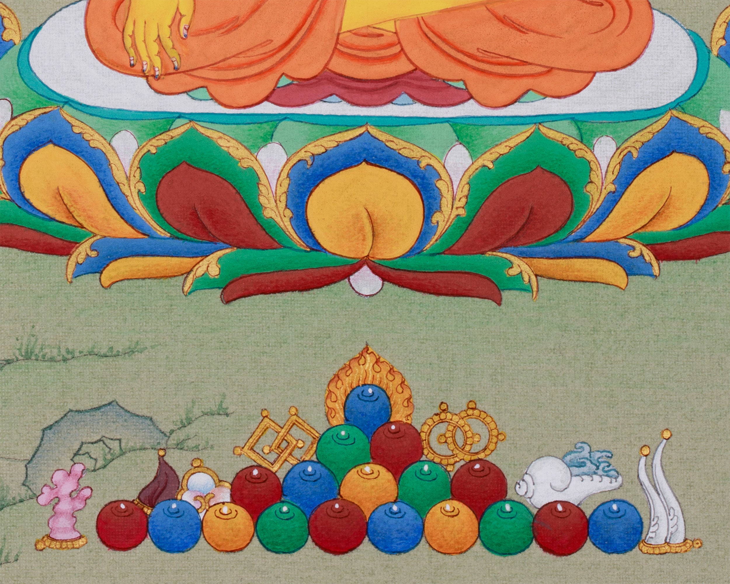 Thangka Painting of Buddha Shakyamuni