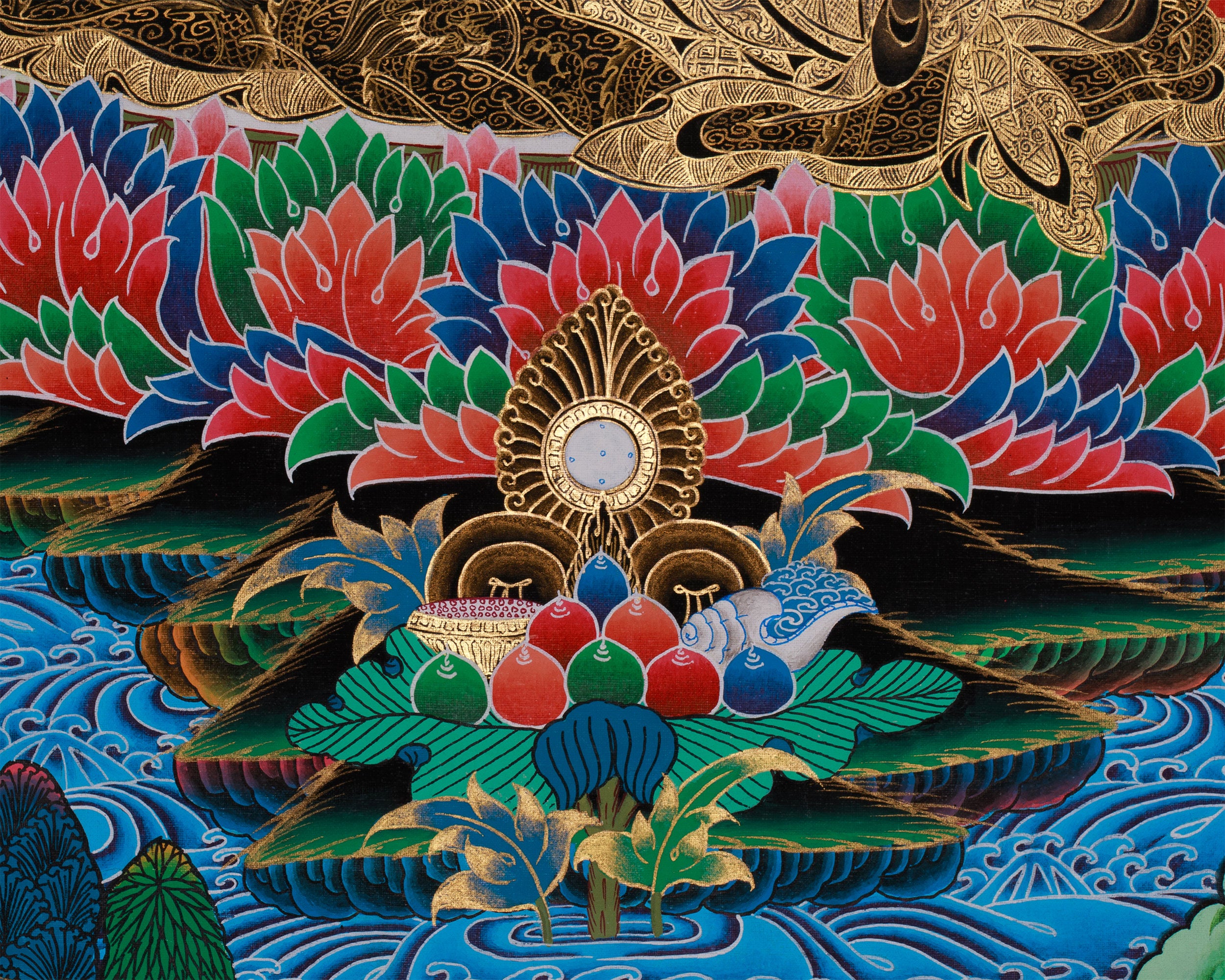 Guru Tsokye Dorje Artwork | Lotus Deity of Vajrayana | Power, Compassion and Wisdom