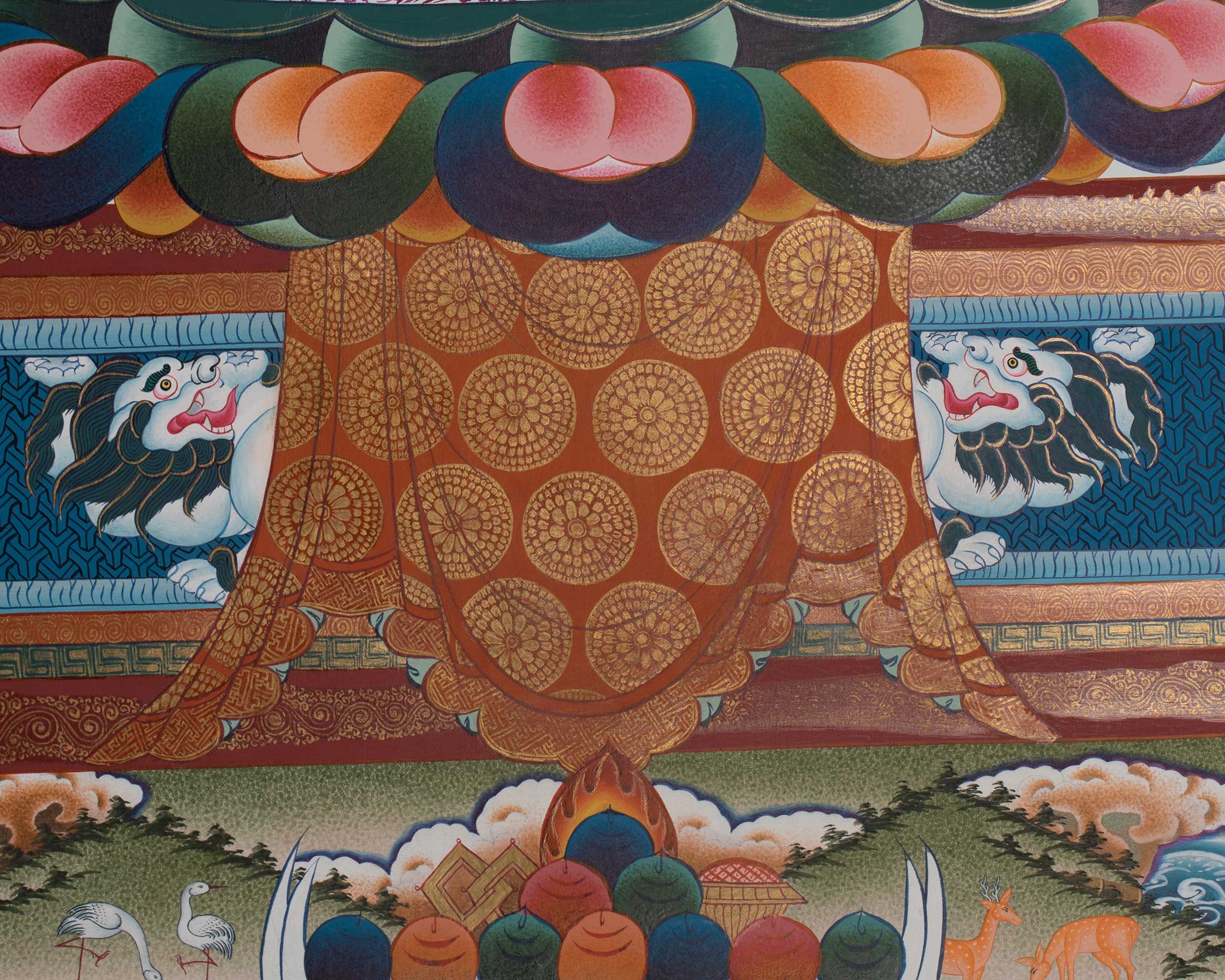 Hand-Painted Samantabhadra Thangka | Spiritual Wall Hanging