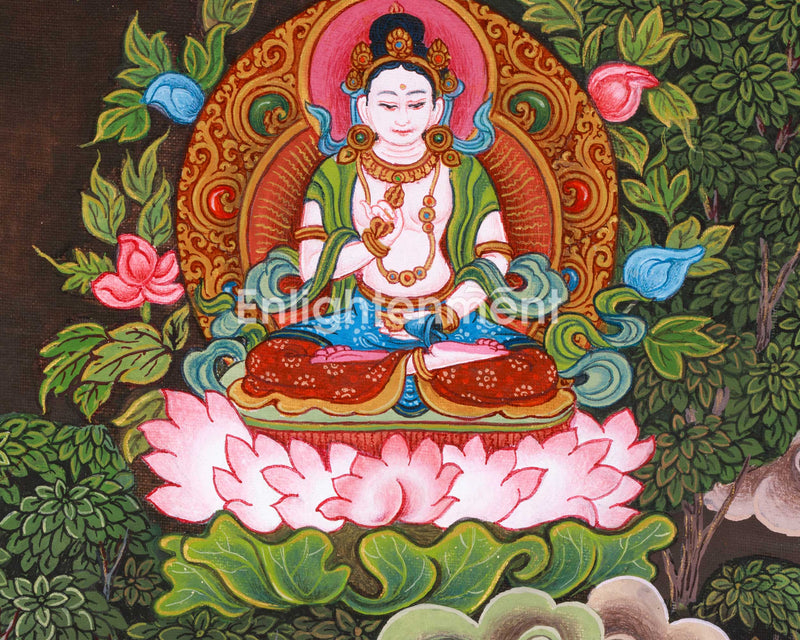 Hand-Painted Dorje Phagmo Thangka | The Thunderbolt Goddess | Thangka Painting for Spiritual Growth