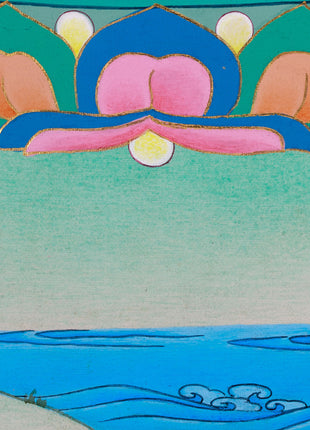 Hand-Painted Samantabhadra Thangka | The Union of Wisdom and Compassion