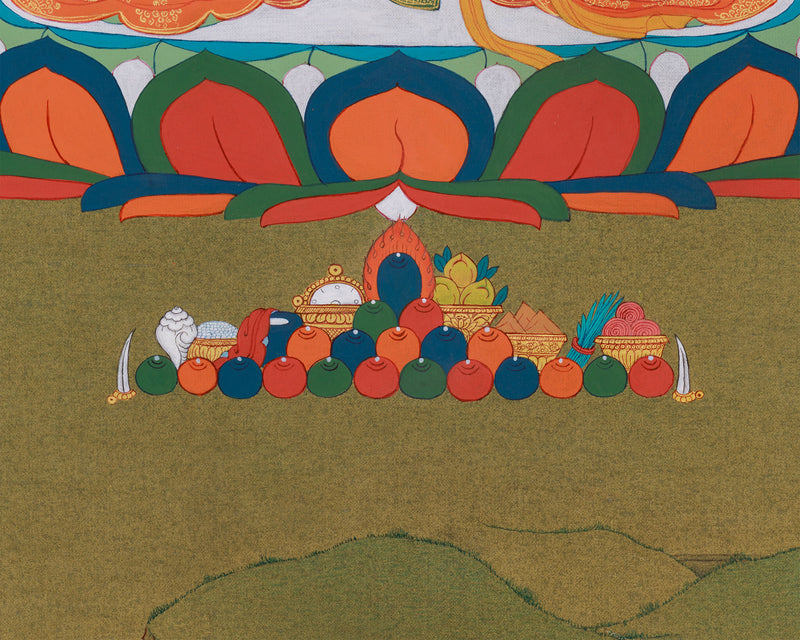 Dorje Sempa Artwork | Traditional Tibetan Buddhist Painting