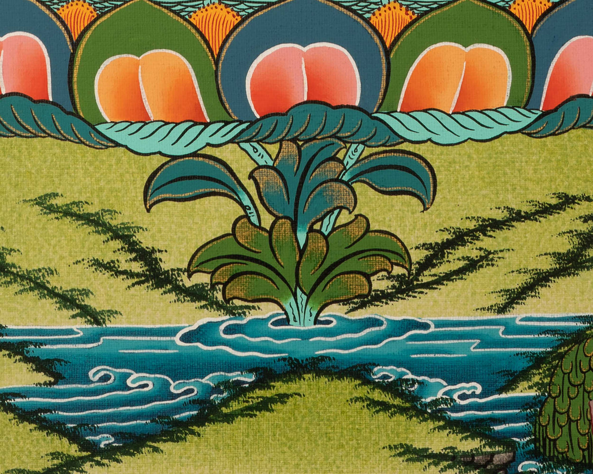 Small Size Vajrasattva Thangka | Buddhist Shrine Room Decor
