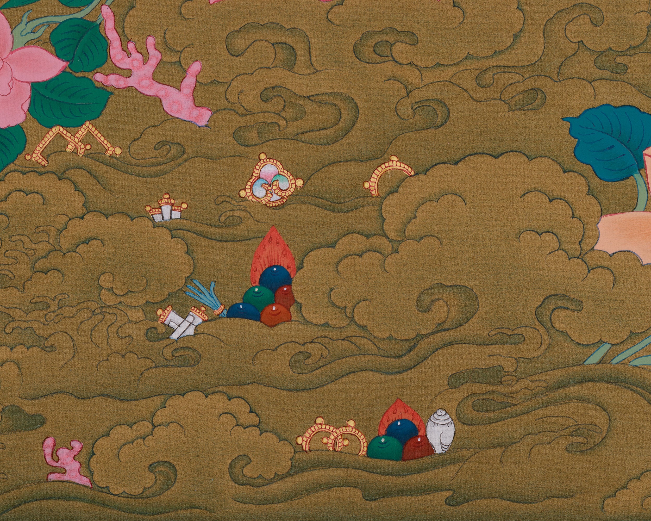 Tibetan Art of Chenrezig | Compassion Bodhisattva Thangka