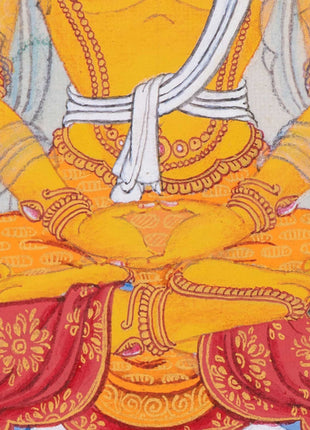 Hand Painted Artwork Of Prajna Paramita | Perfection of Wisdom | Bodhisattva's Radiance