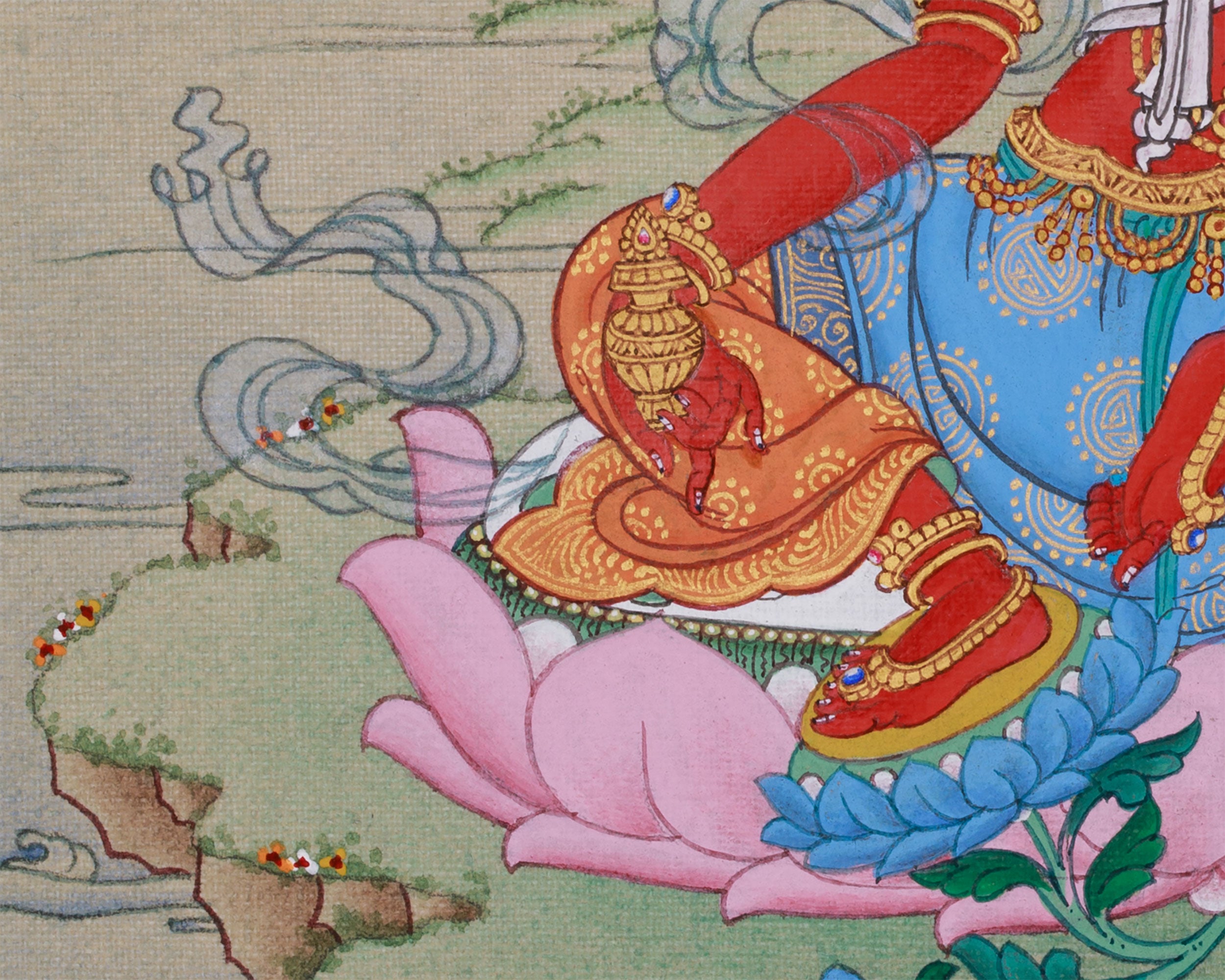 Compact Red Tara Painting | Goddess of Attraction, Compassion, and Enlightenment