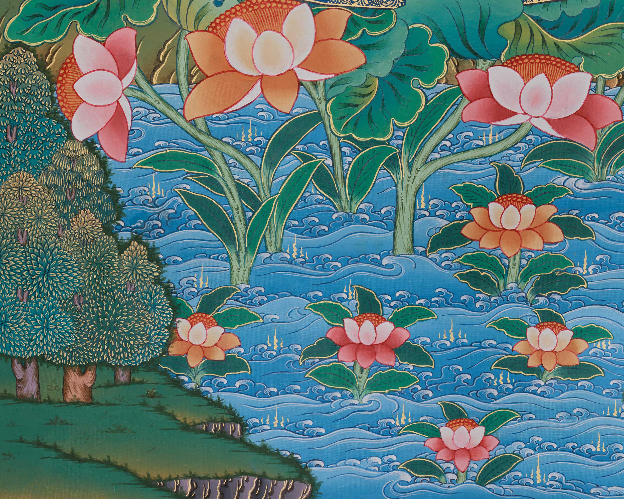 Nagarjuna Artwork | A Divine Depiction of the Buddhist Philosopher and Scholar