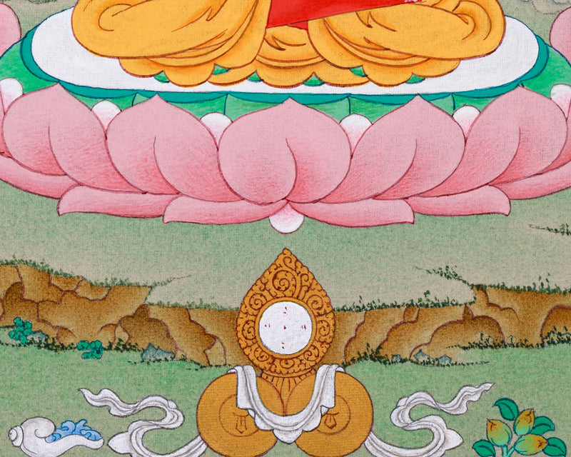 Amitabha Buddha: Mini Thangka