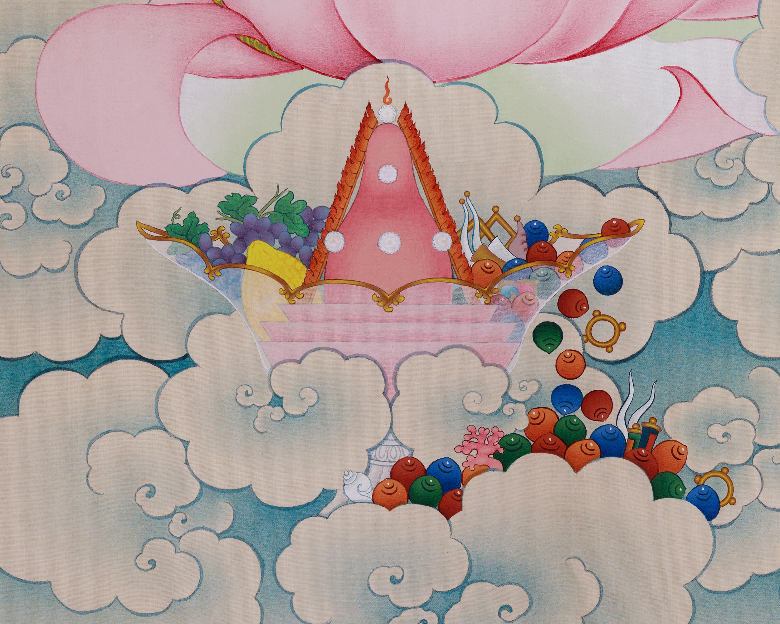 Religious Thangka Of Guru Rinpoche | Padmasambhava | Spiritual Art