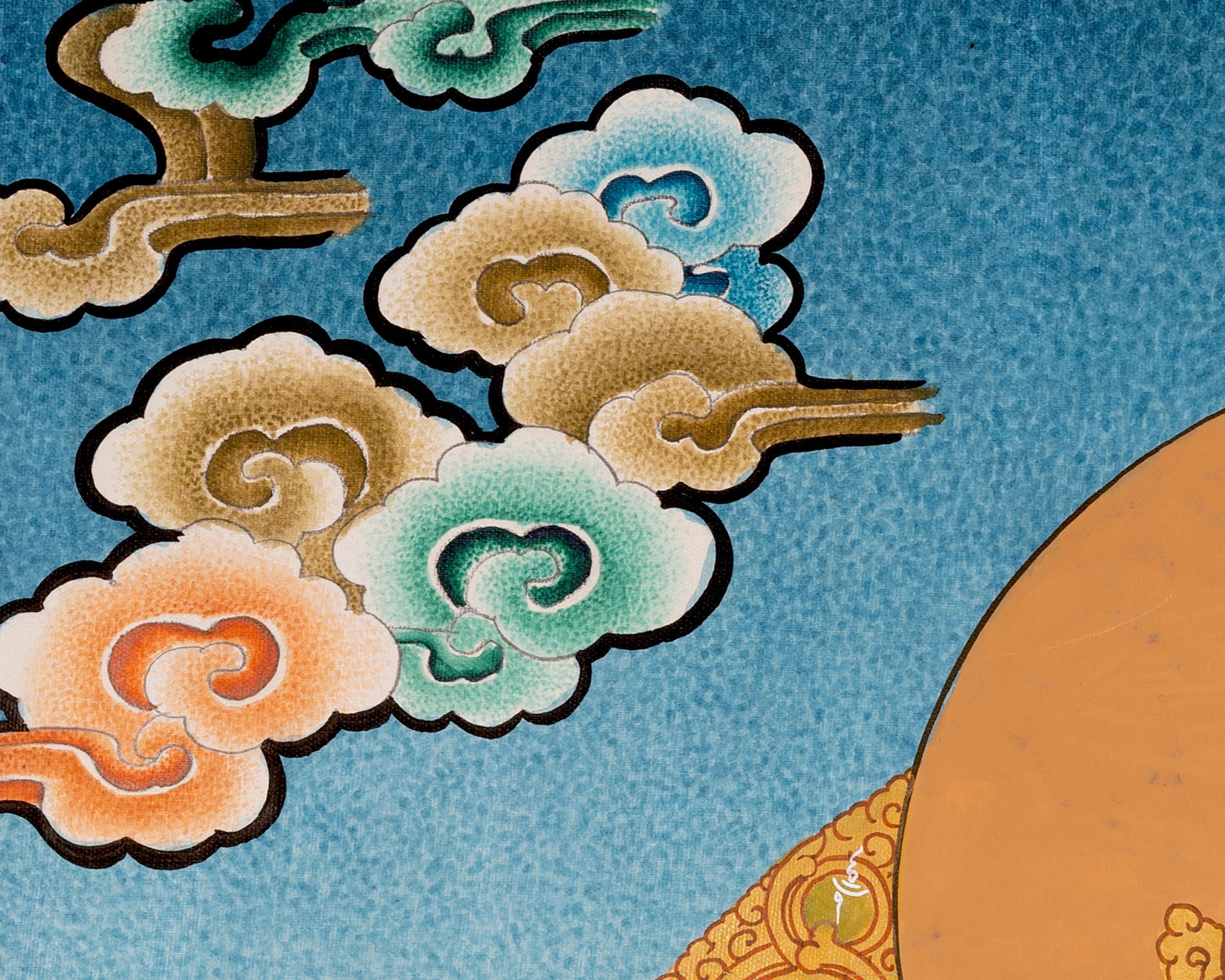Green Tara Thanka | Hand-Painted Compassion Goddess for Protection