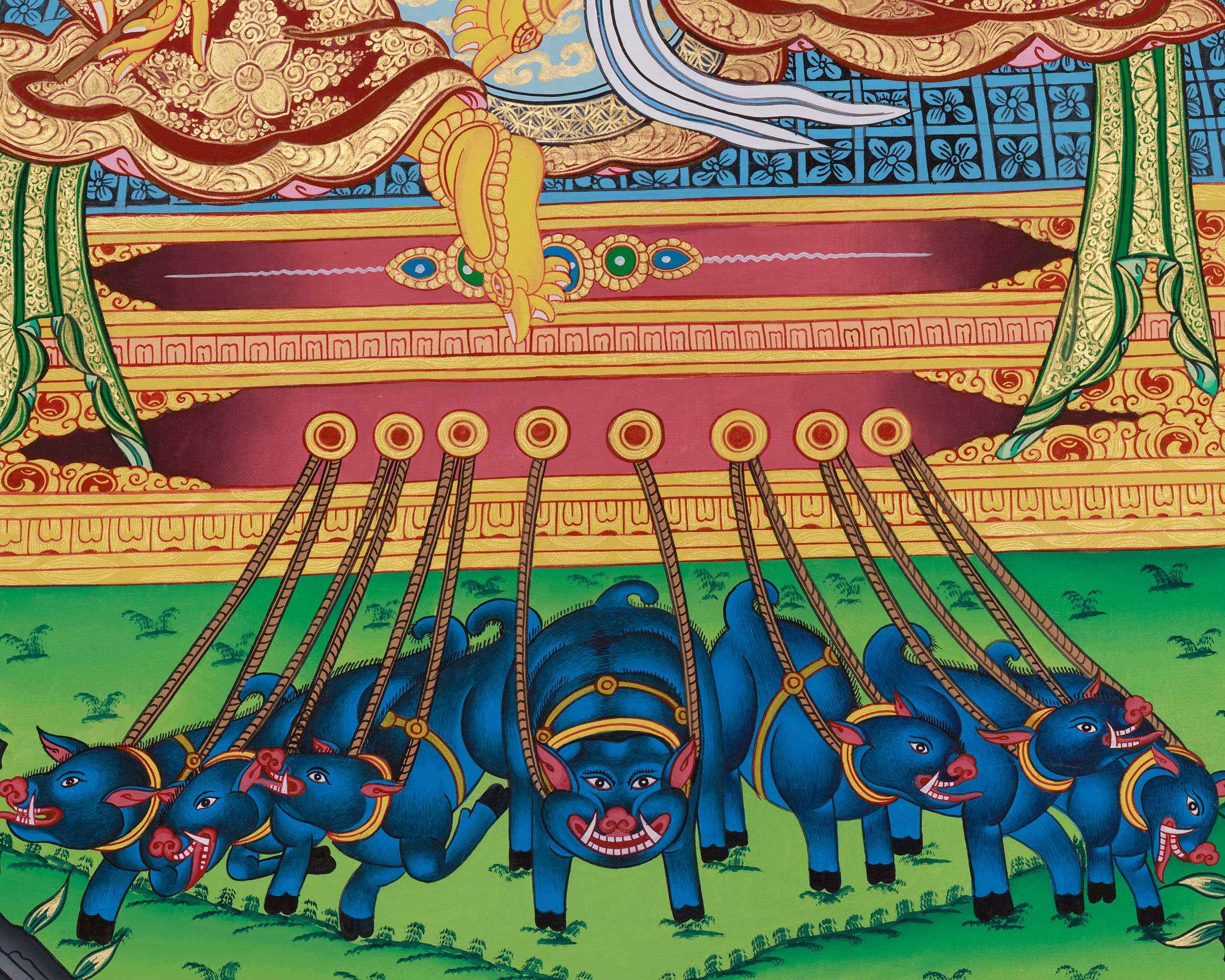 Traditional Thangka of Marichi | Embodiment of Wisdom