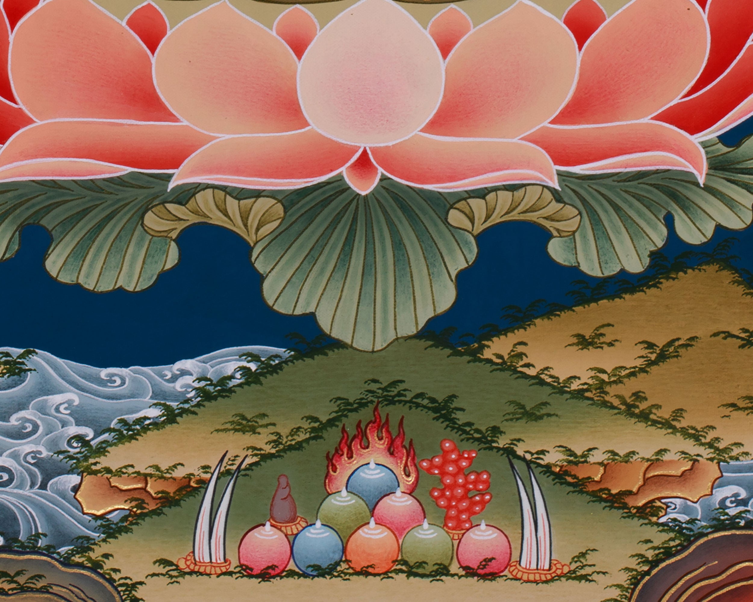 1000 Hands Buddha, Avalokiteshvara Thangka | Buddhist Masterpiece of Mercy, Enlightenment & Spiritual Awakening