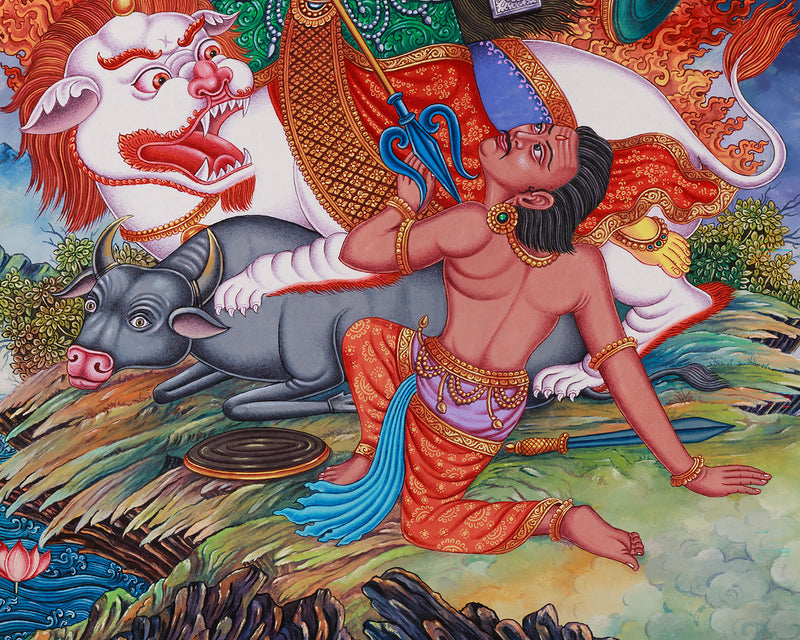 Devi Durga | Fierce Tantric Goddess Art