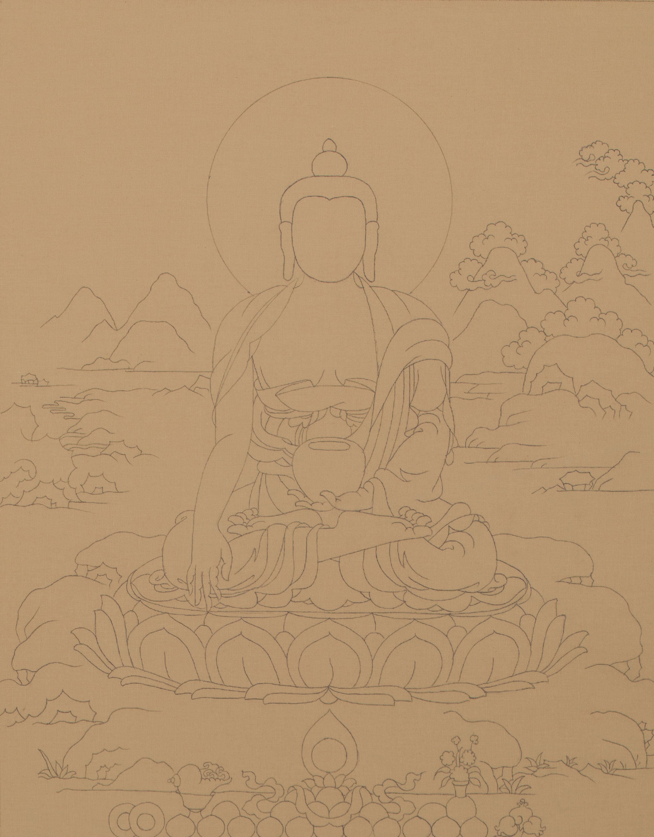 Traditional Process of the Shakyamuni Buddha Artwork | Historical Buddha