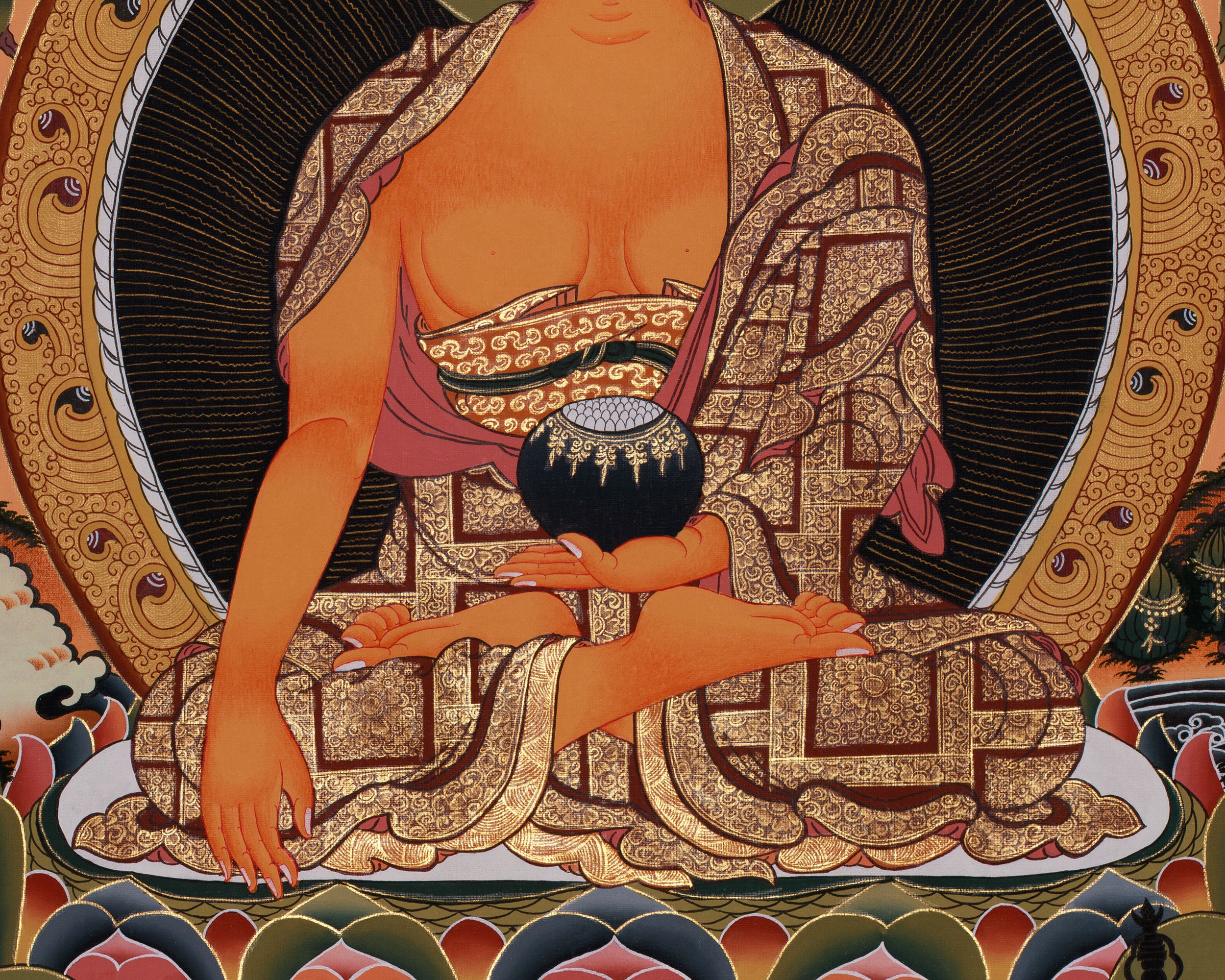 Gautama Buddha With Disciples | Enlightened One