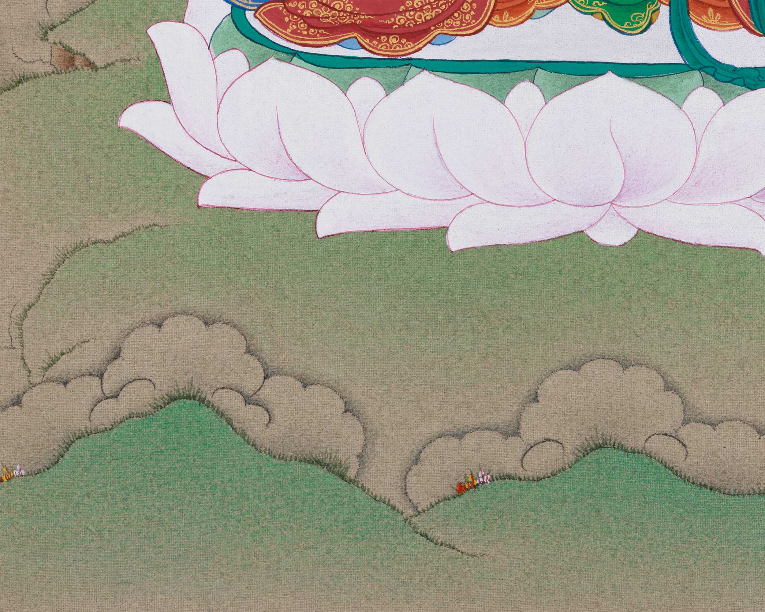 Bodhisattva of Purification, Vajrasattva | Thangka for Karma Cleansing
