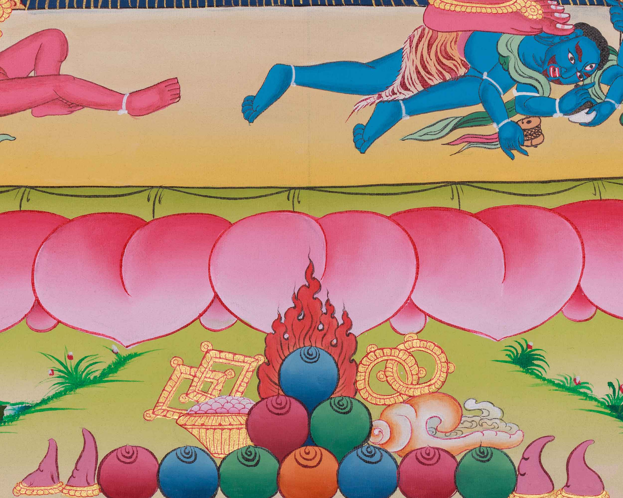 Tantric Vajrayogini Painting | Fierce Goddess of Liberation and Wisdom