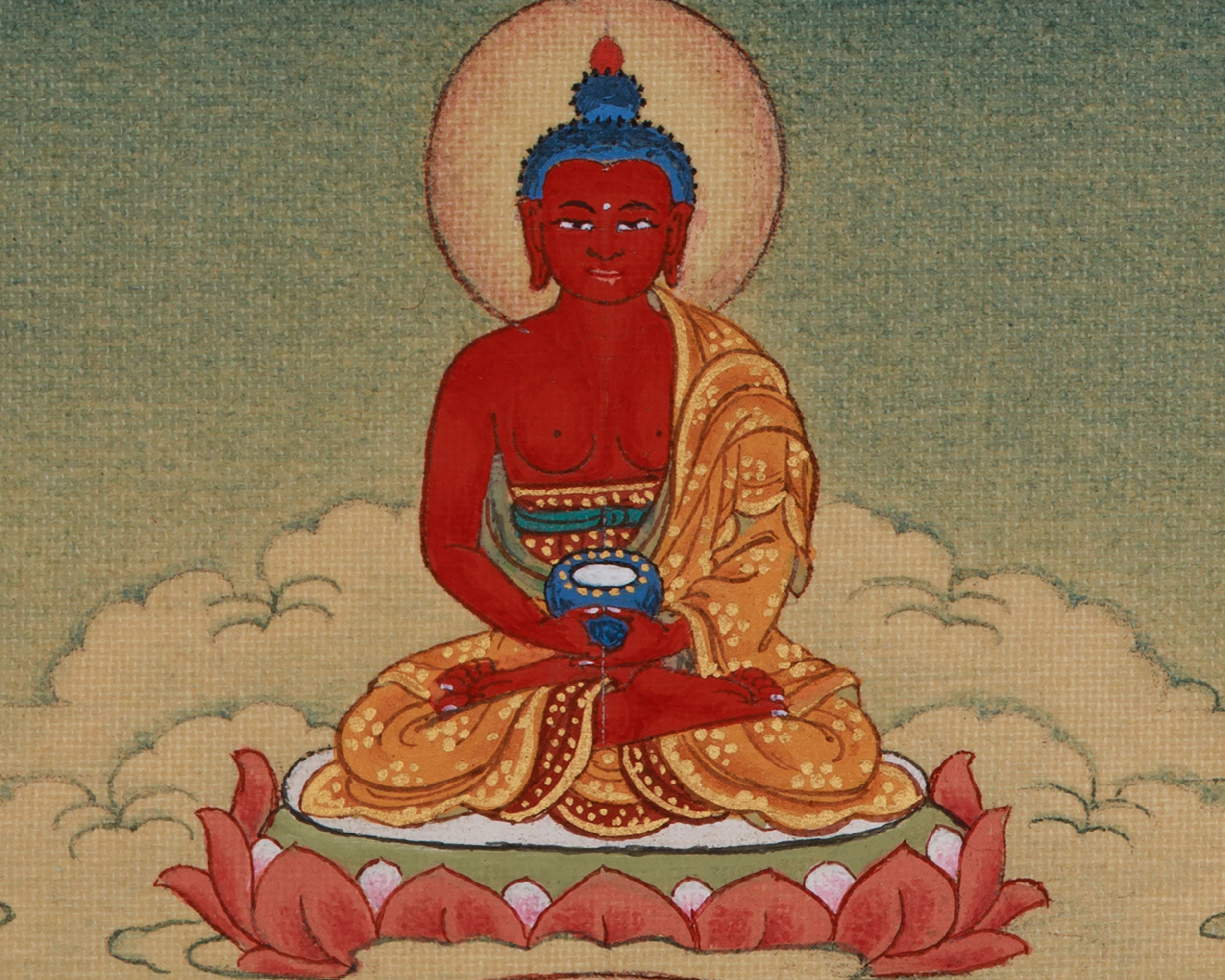 Sacred Dakini Mandarva | Consort of Guru Rinpoche with Amitabha Buddha