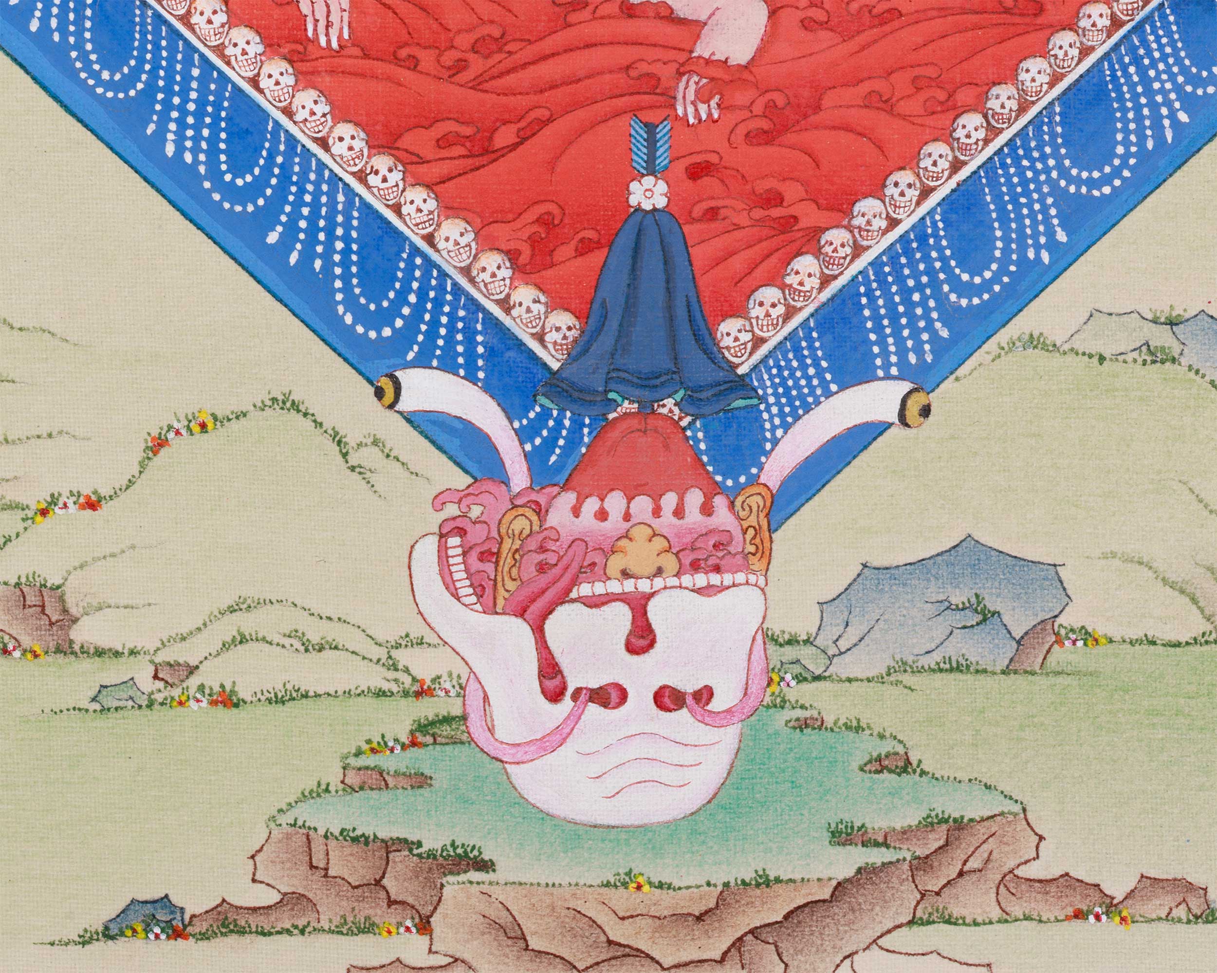 Wrathful Ekajati Thangka | One-Eyed Guardian Deity of Enlightenment