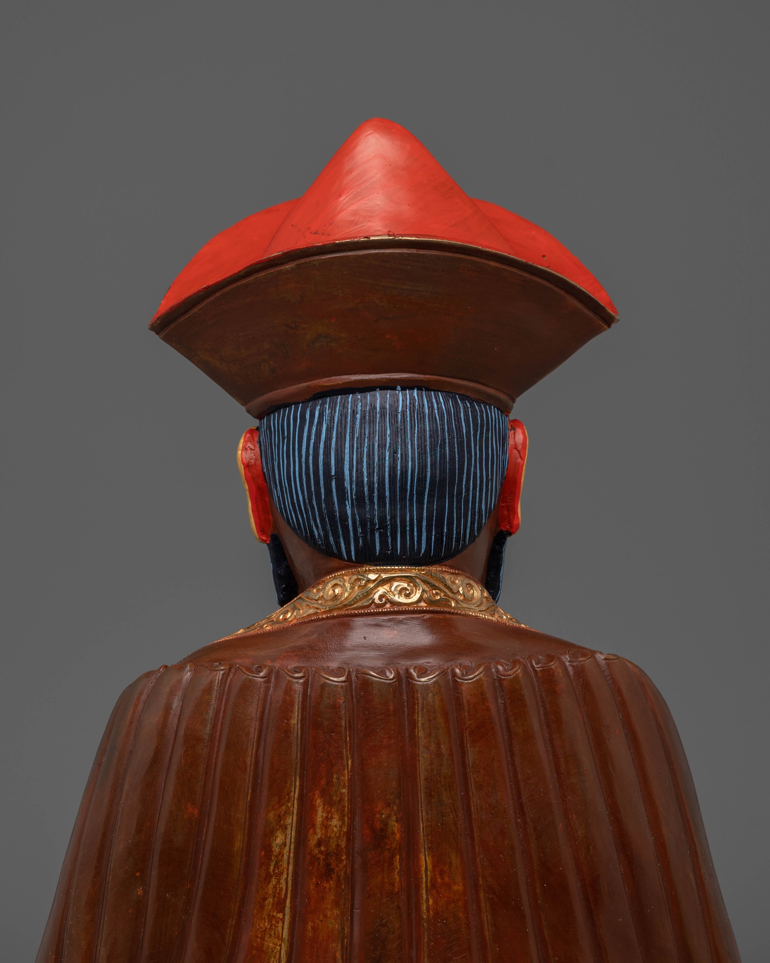 Sacred Sculpture of Guru Shapdum | Handcrafted Tibetan Statue