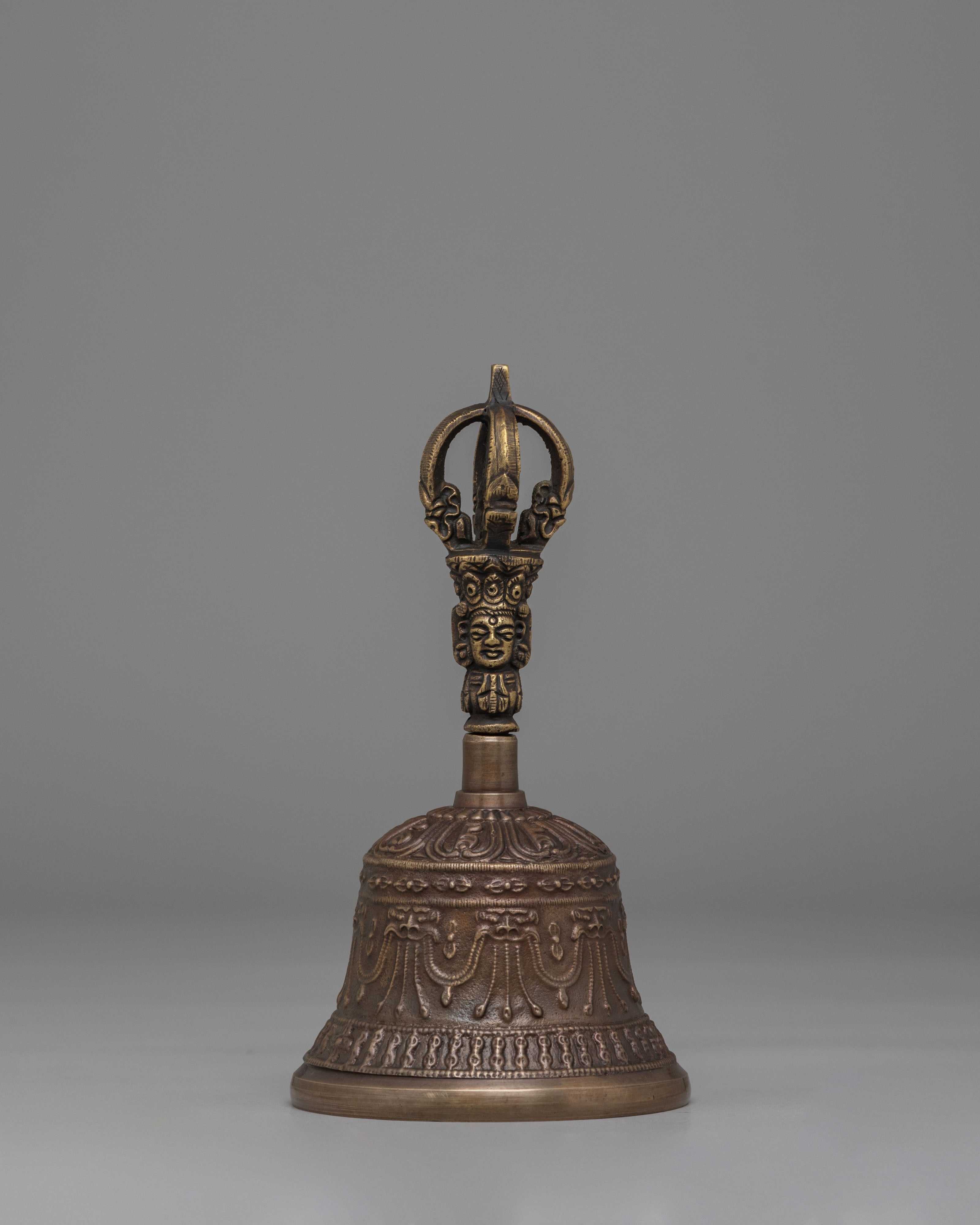 Buddhist Altar Vajra and Bell Set | Ritual Tools for Meditation & Prayer