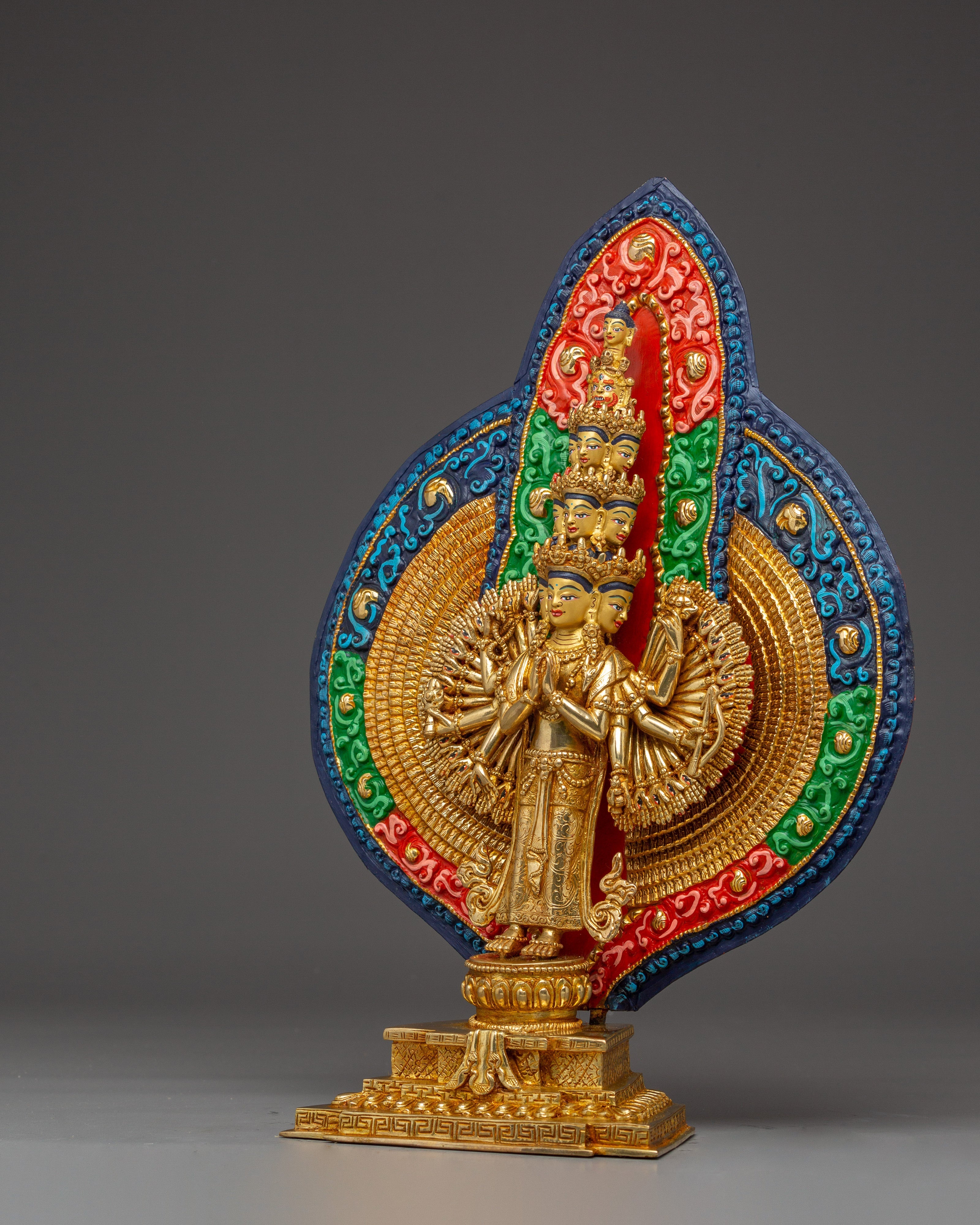 Thousand Armed Chenrezig Statue | Spiritual Buddhist Art