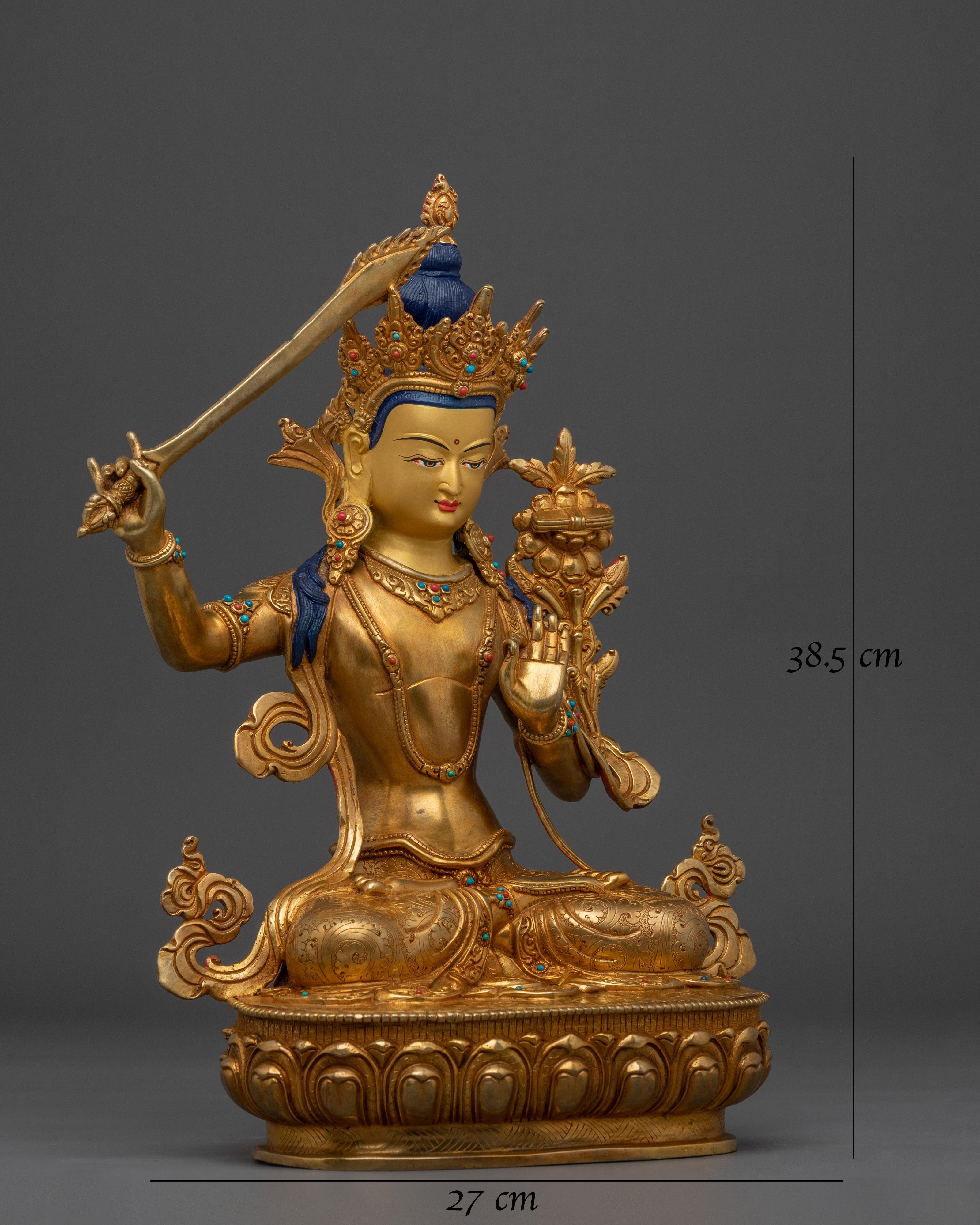enlightenment-deity-manjushri-sculpture