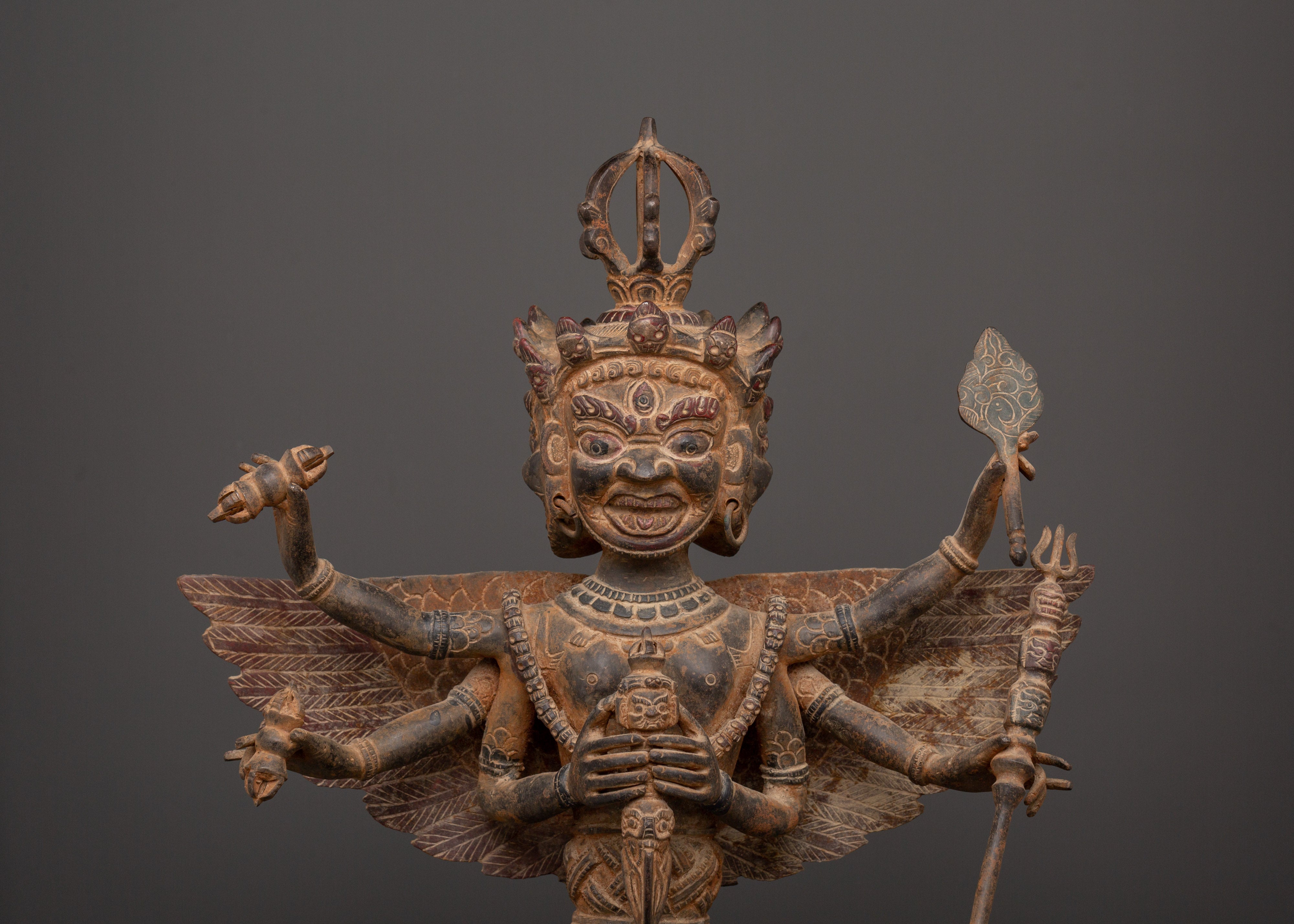 Vajrakilaya Phurba Statue | Wrathful Tibetan Guardian Deity