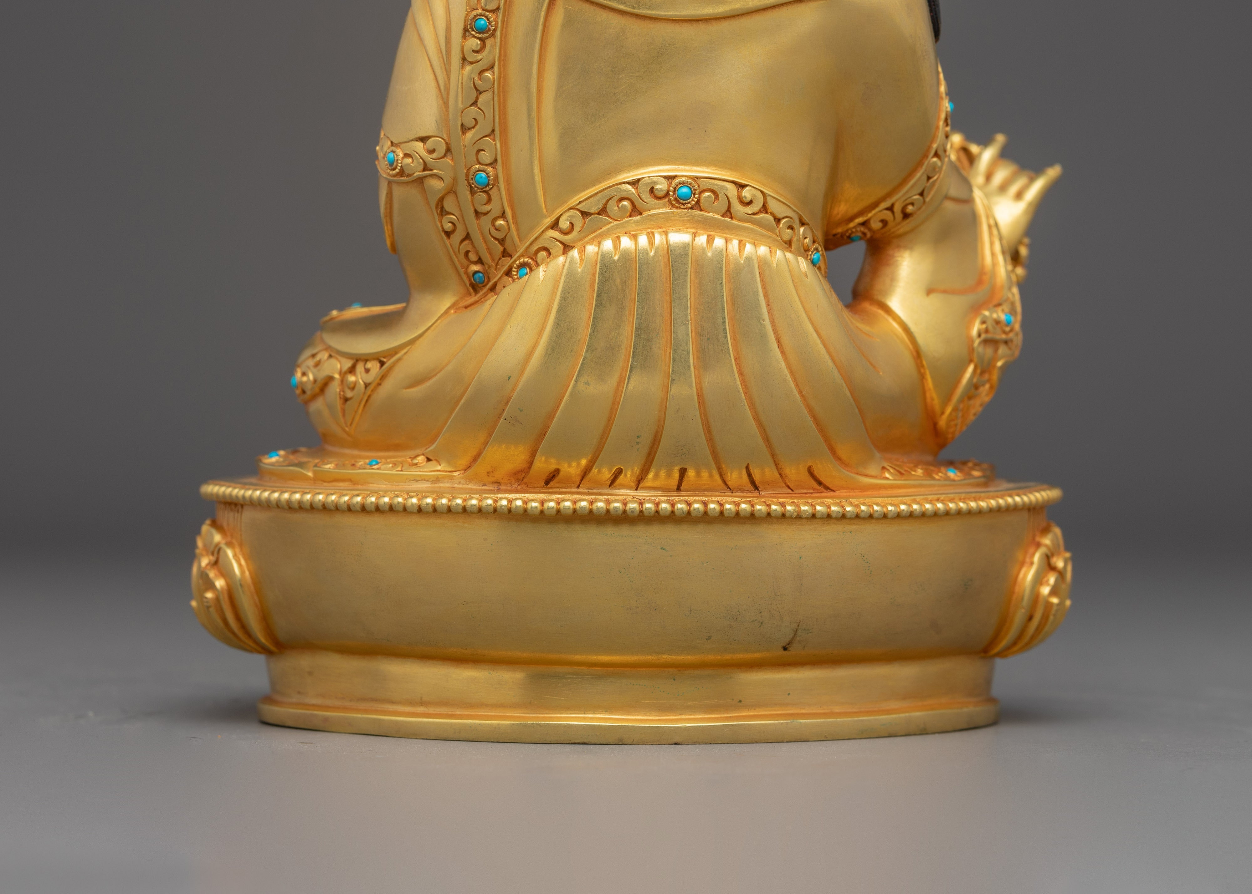 Golden Guru Padmasambhava Statue | Discover Enlightenment