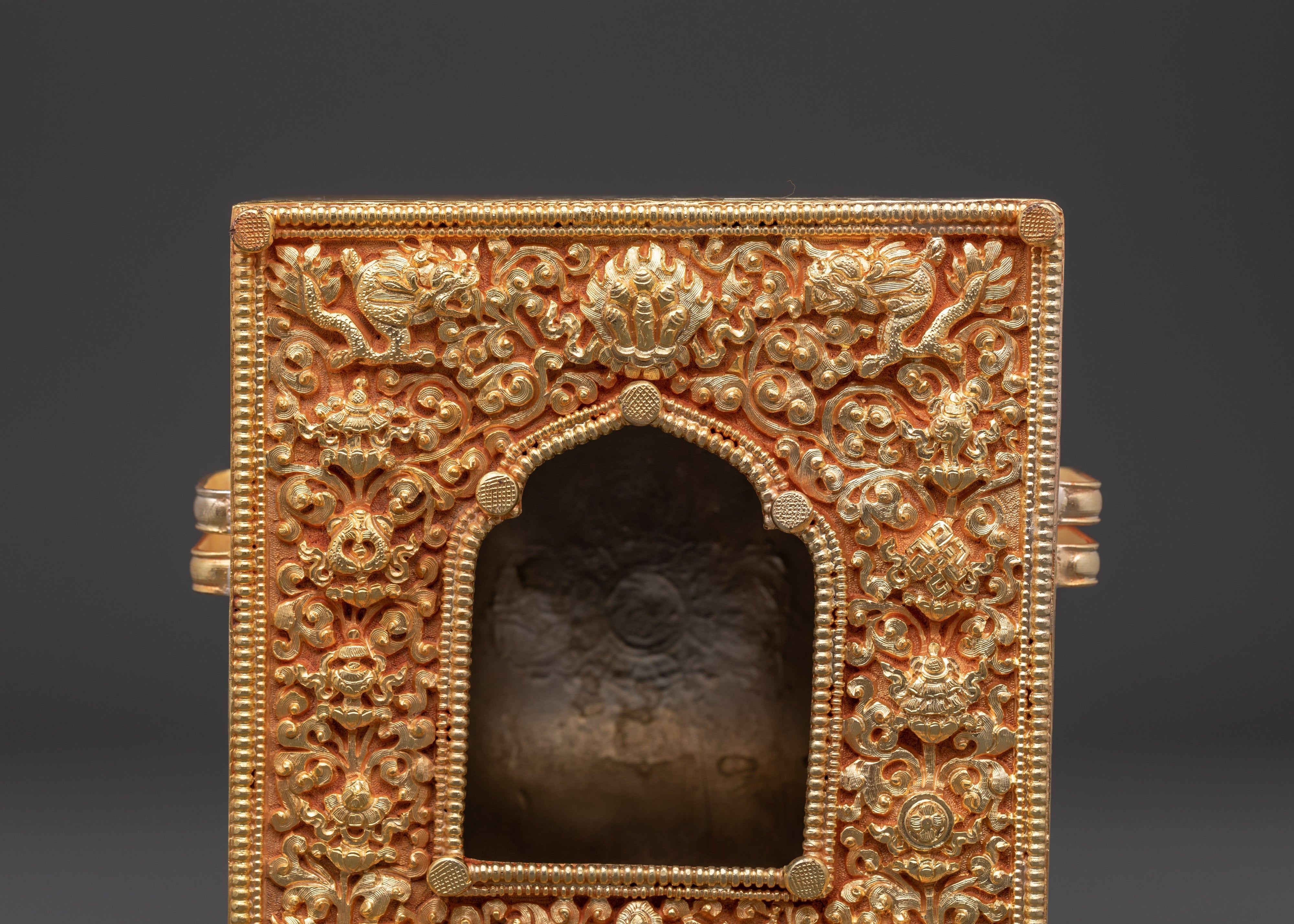 Himalayan Ghau Amulet Box | Tibetan Buddhist Prayer Relic Case