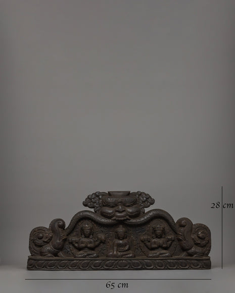 Wooden Door Frame | Temple-Style Carved Deco