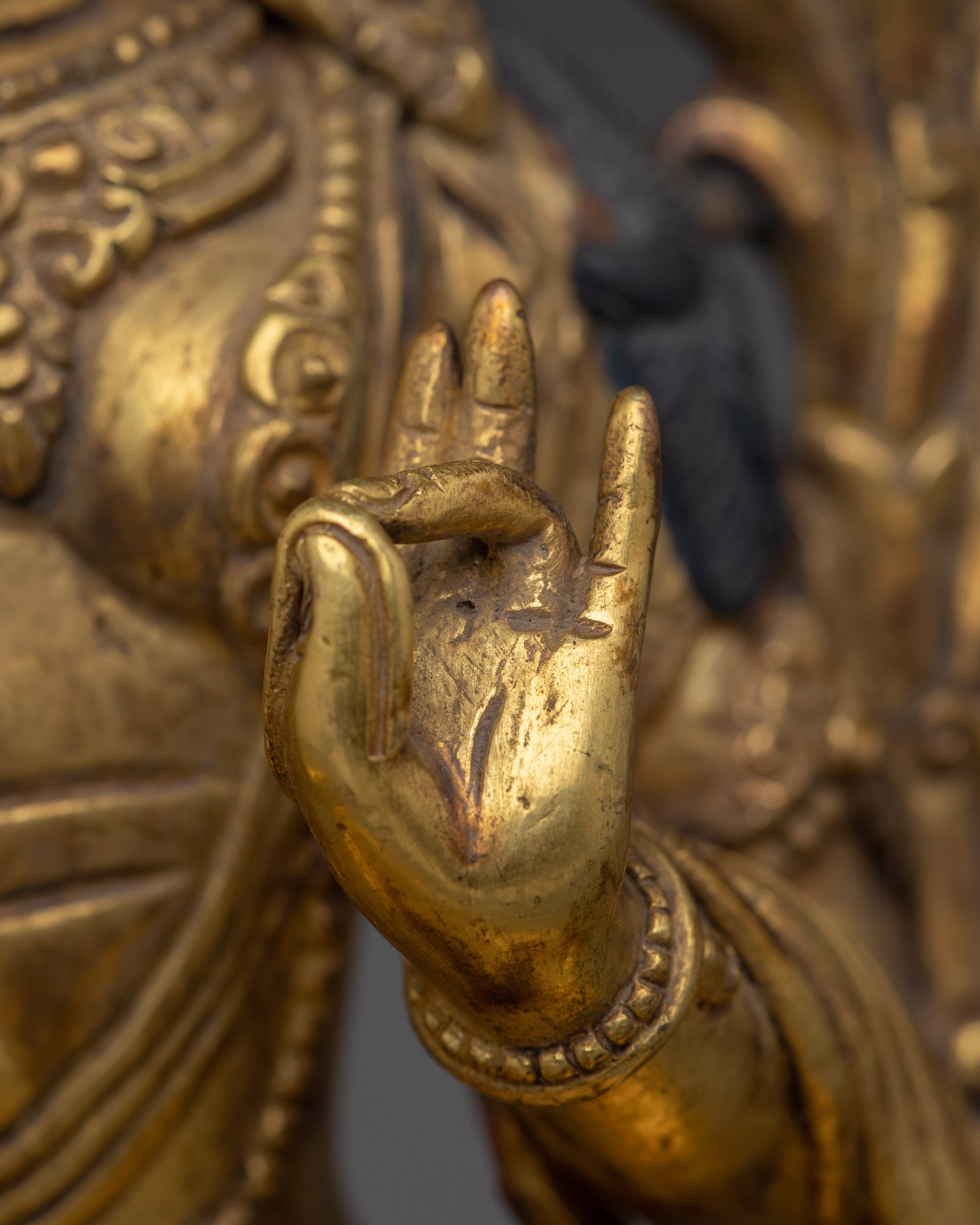 Handcrafted Swift Protector Green Tara Deity | Tibetan Goddess of Compassion