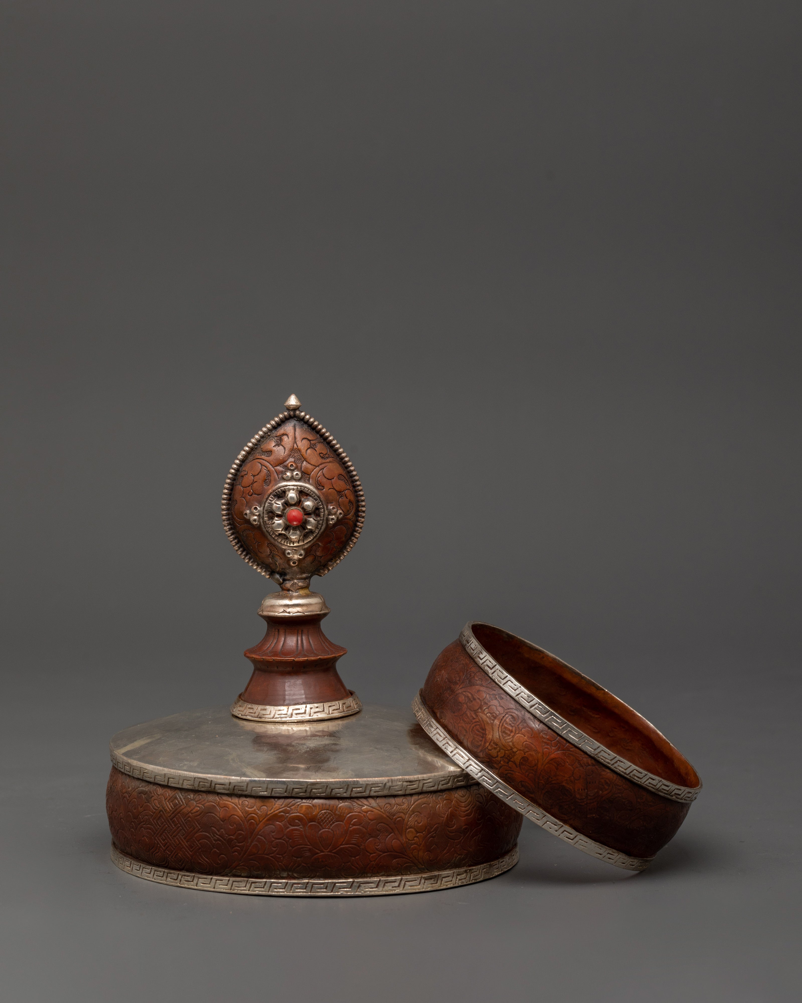 Tibetan Mandala Ritual Artifact | For Altar Offerings and Sacred Practices