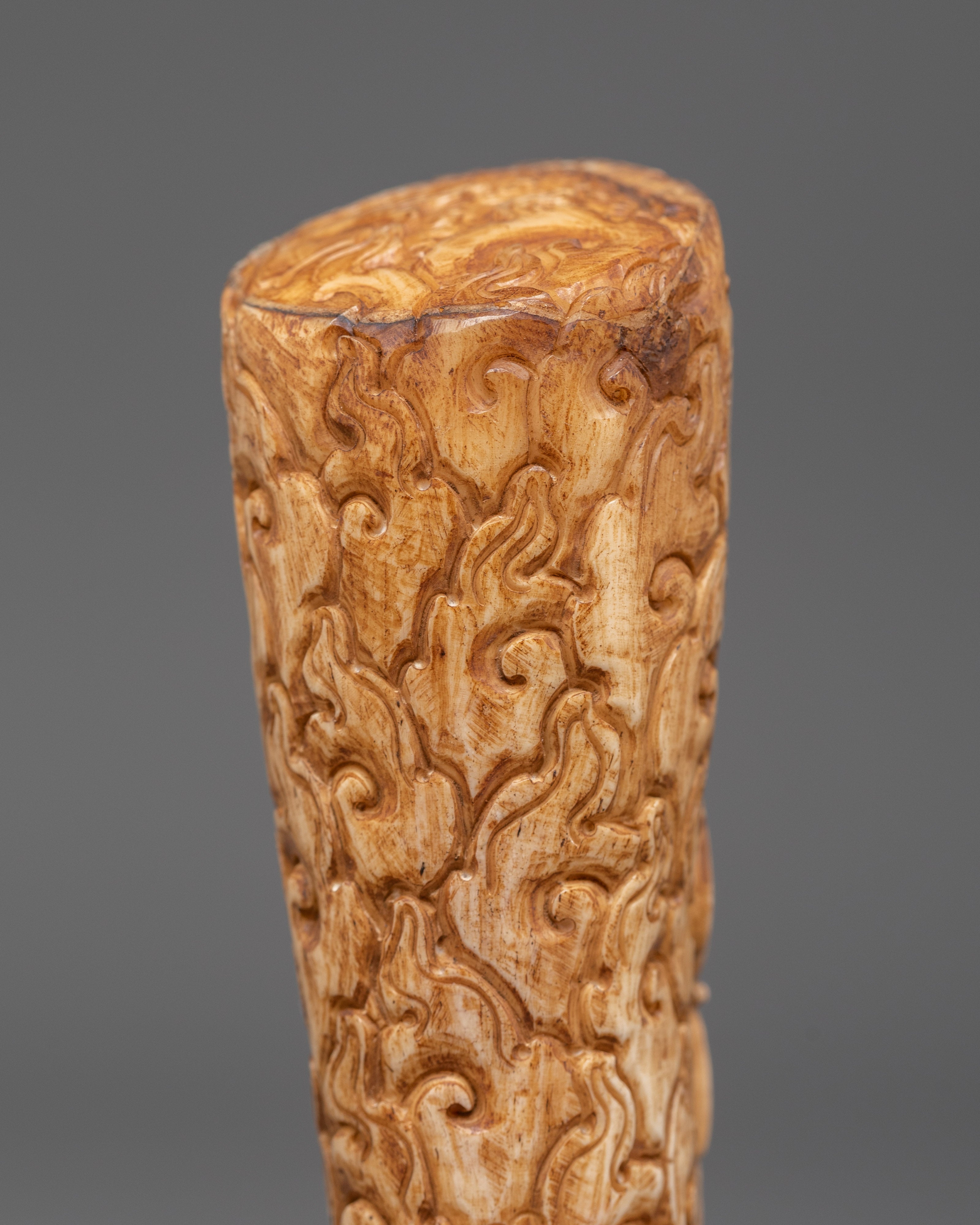 Bernagchen Mahakala Bone Statue | Ethically Sourced Buffalo Bone