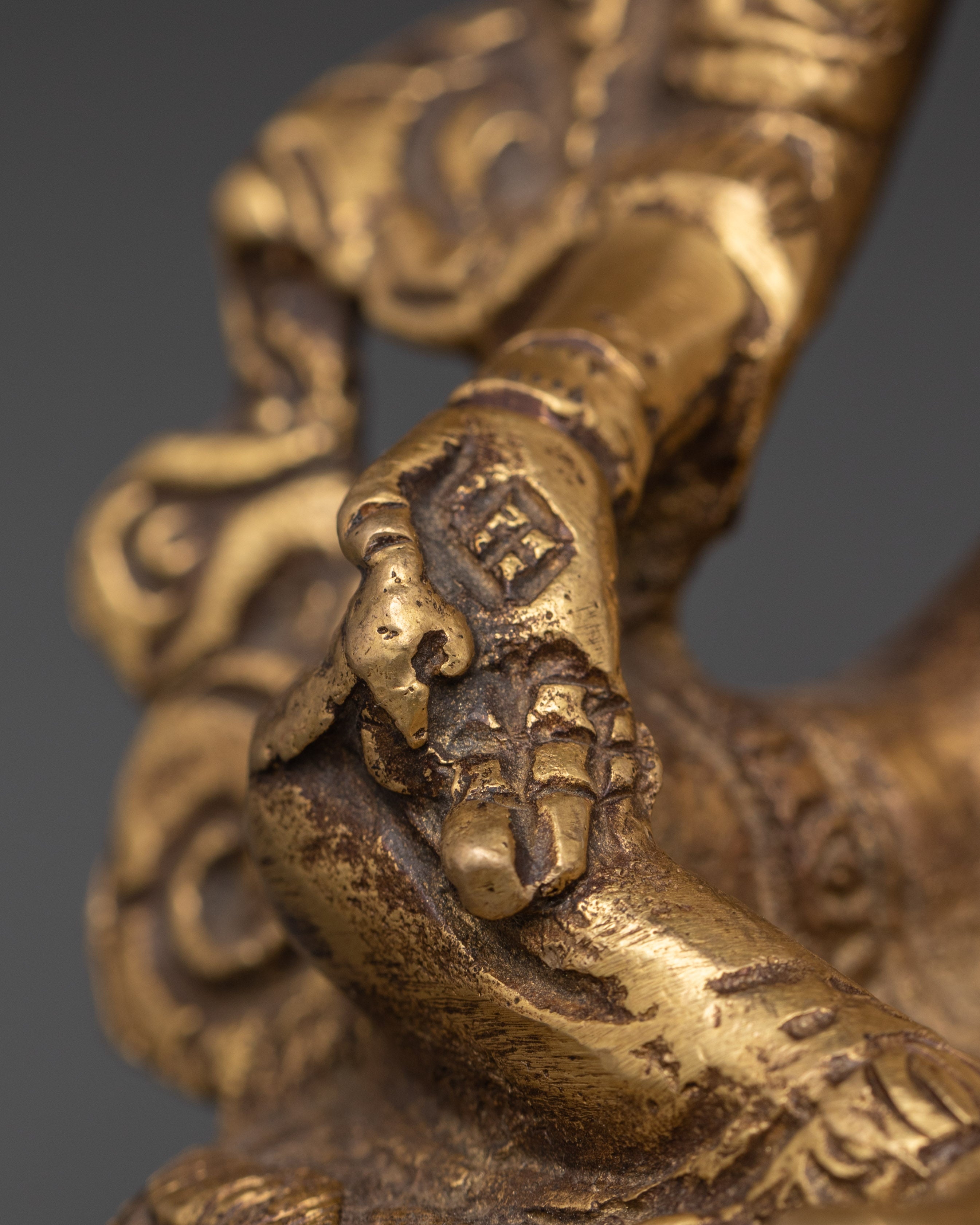 Handmade Spiritual Green Tara Statue | Brass Shyama Tara Figurine for Meditation
