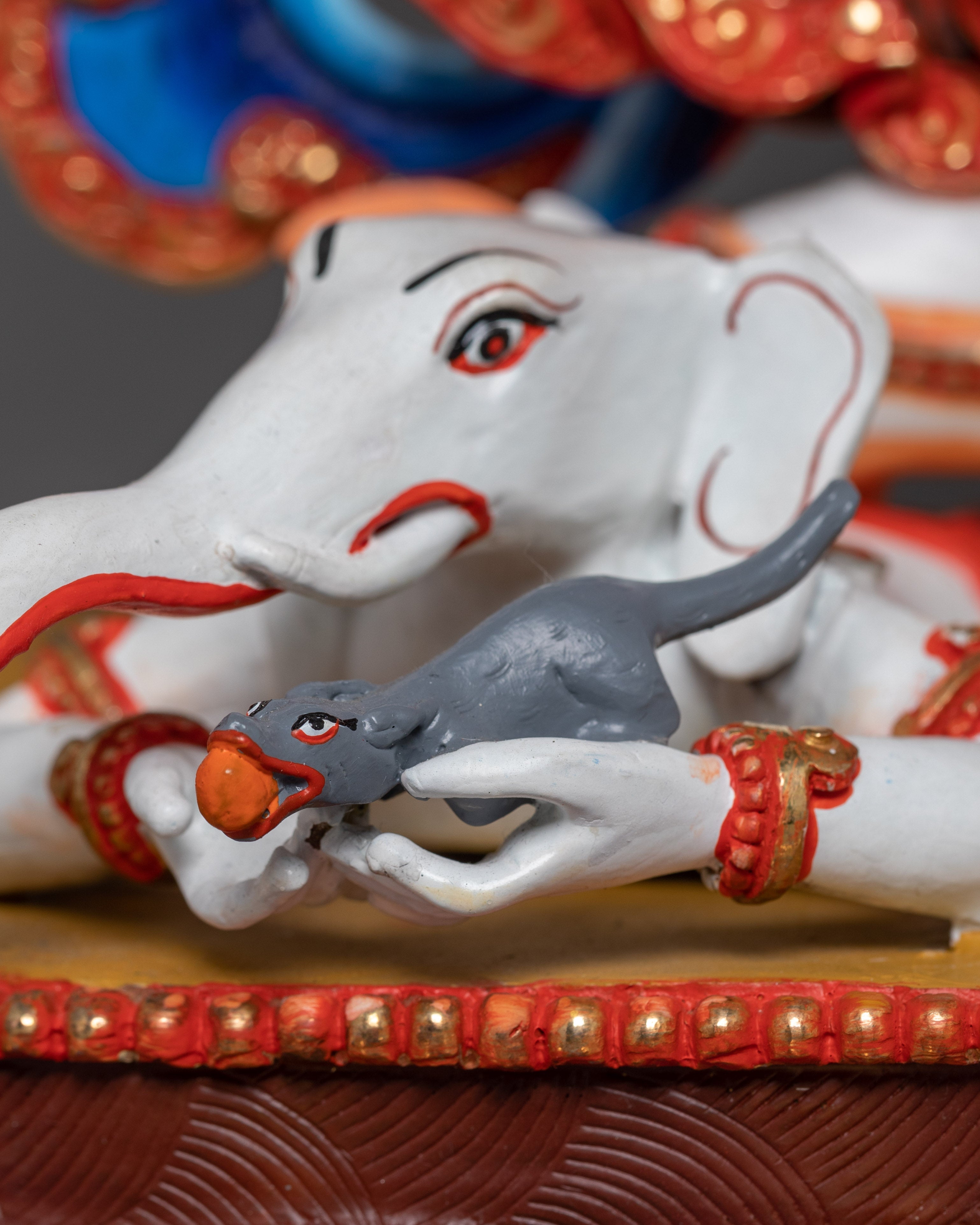 Dharma Defender White Mahakala | Fierce Benevolent Protector Deity