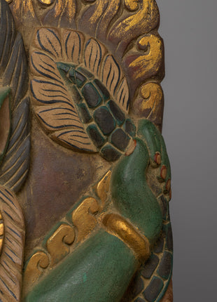 Buddhist Religious Garuda Wall Decor | Traditional Artwork for Blessings and Harmony