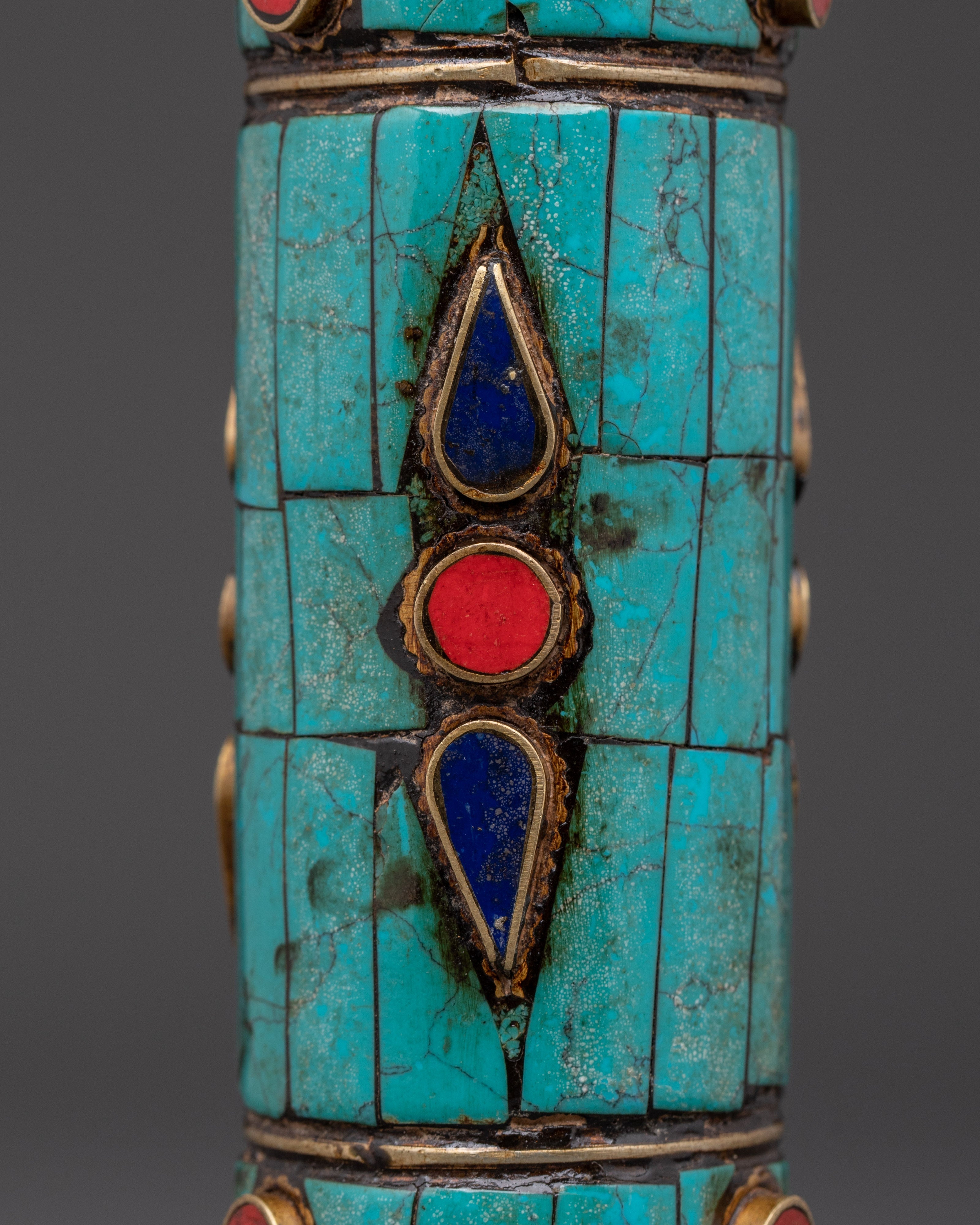 Himalayan Buddhist Incense Burner | Brass and Copper Spiritual Decor