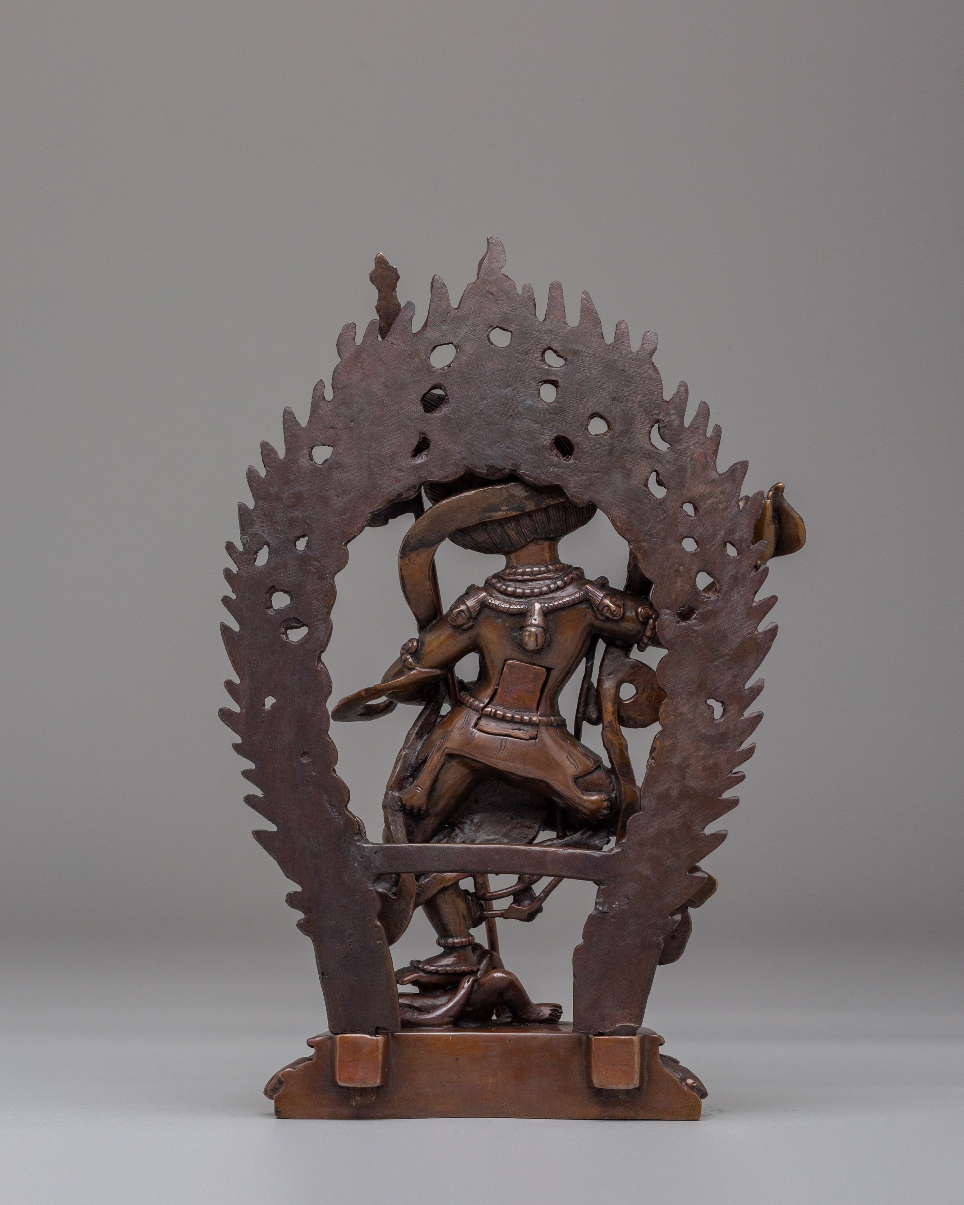 Buddhist Simhamukha Handcrafted Statue | Tibetan Lion-Faced Dakini Statue