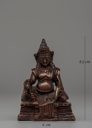 Himalayan Dzambhala Wealth God Sculpture | The Wealth God of Prosperity