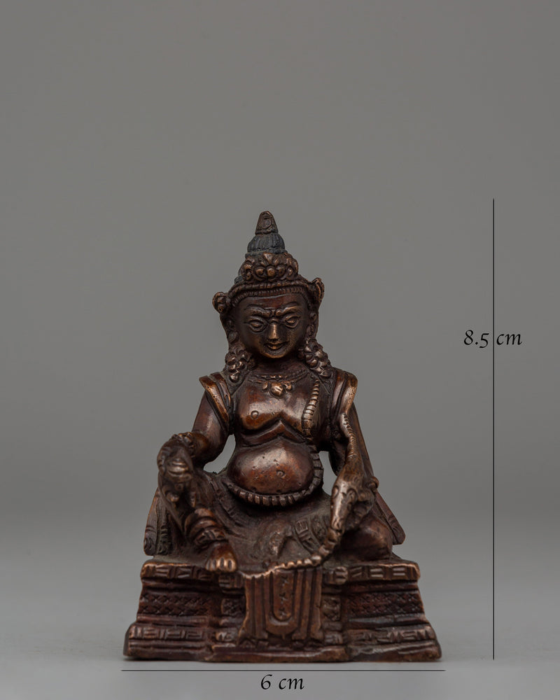 Himalayan Dzambhala Wealth God Sculpture | The Wealth God of Prosperity