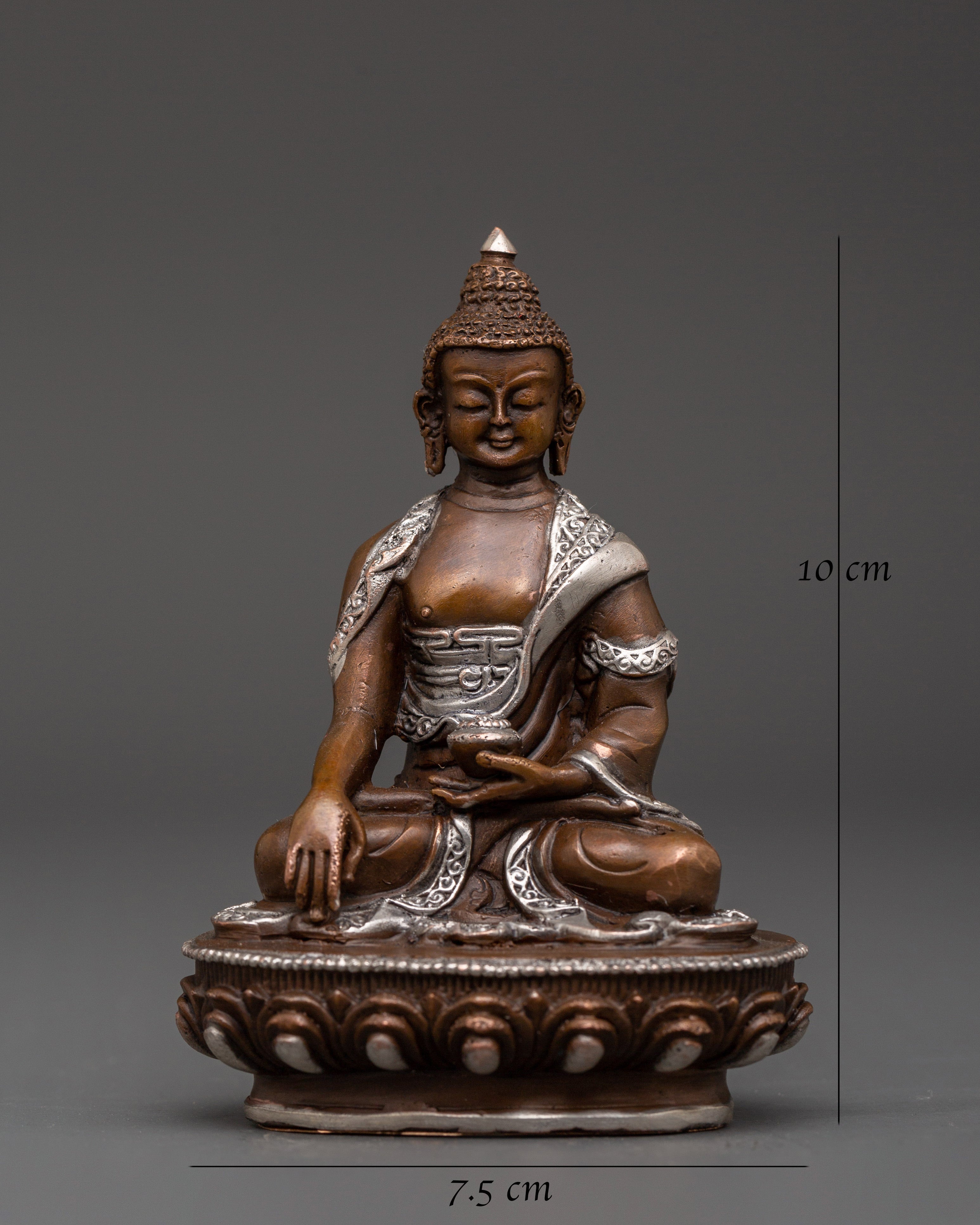 Oxidized Shakyamuni Sculpture | Home Decor