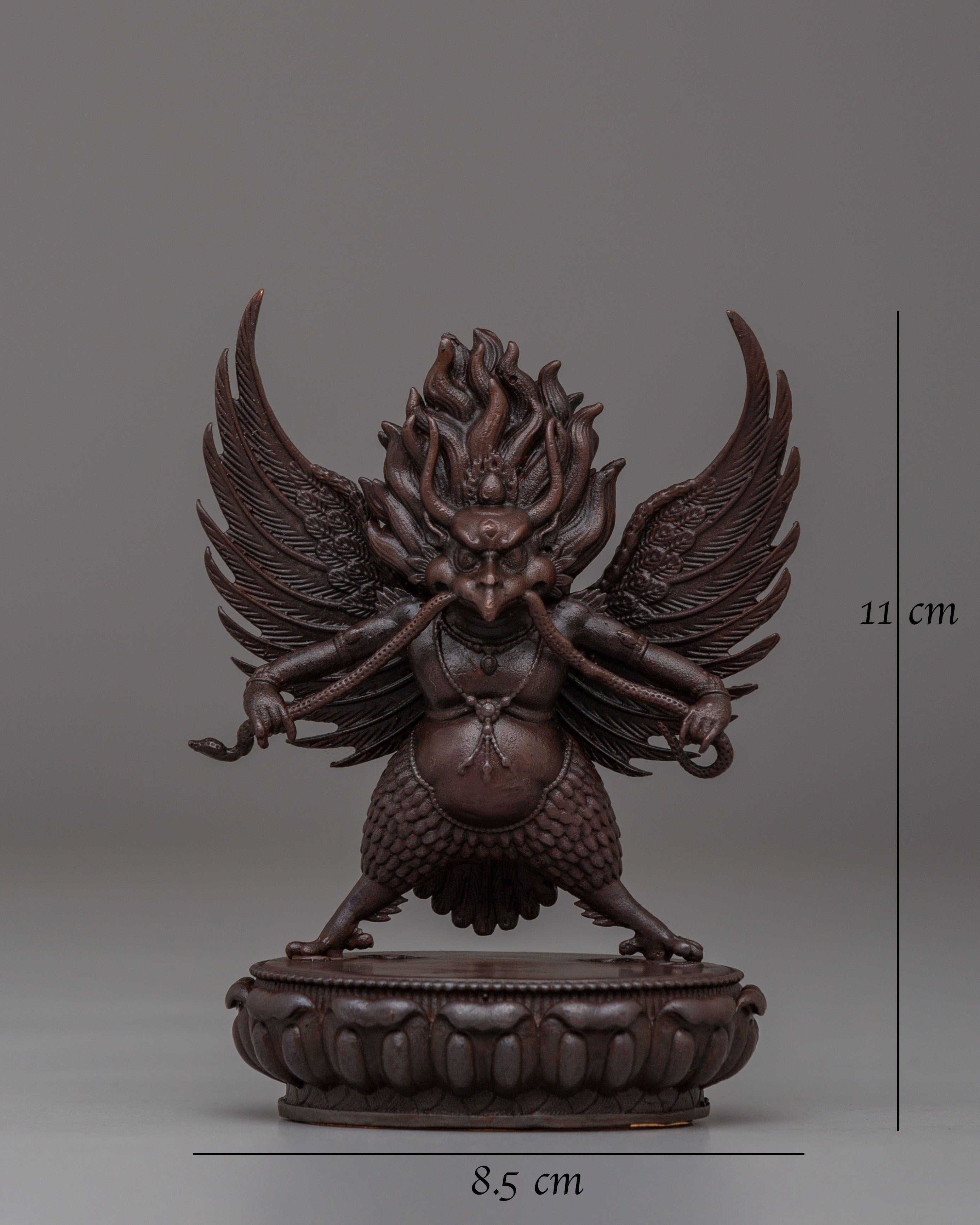 Garuda Buddhist Statue | Fierce Protector Deity Figurine