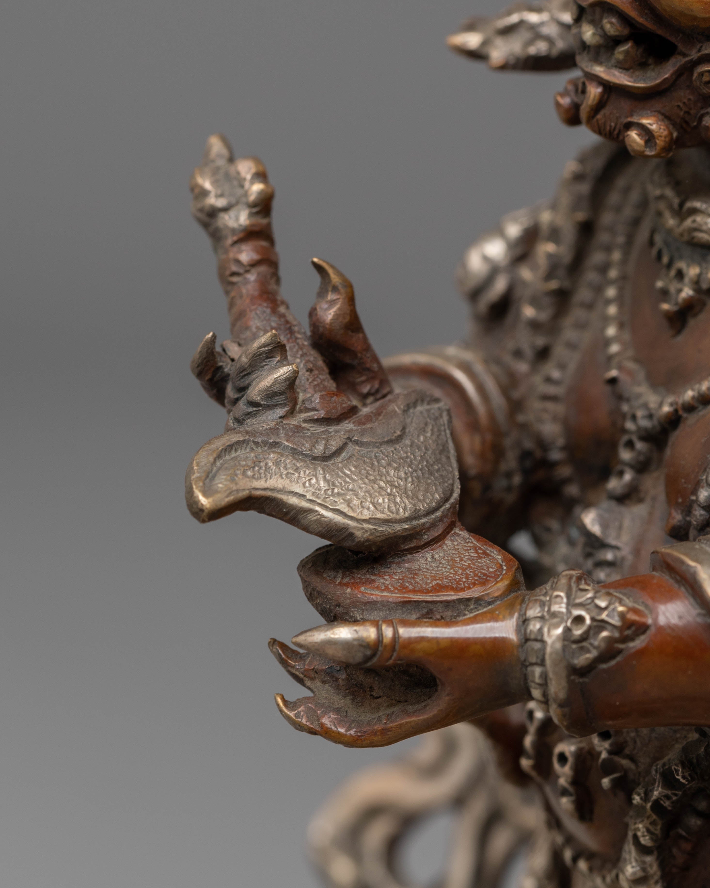 Shakya Mahakala Handcrafted Statue | Guardian of the Dharma