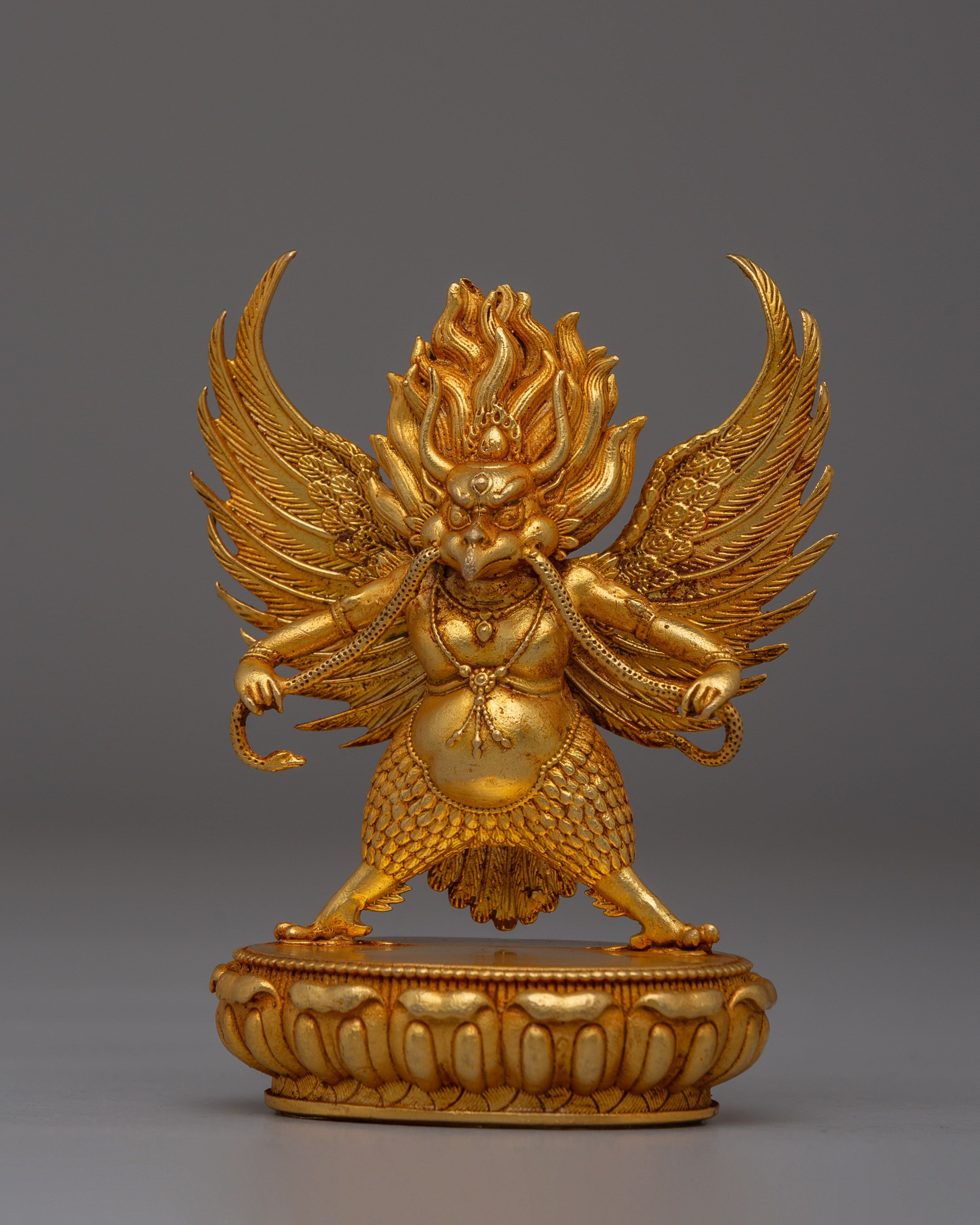 Garuda Handcrafted Buddhist Statue | The Supreme Protector Deity