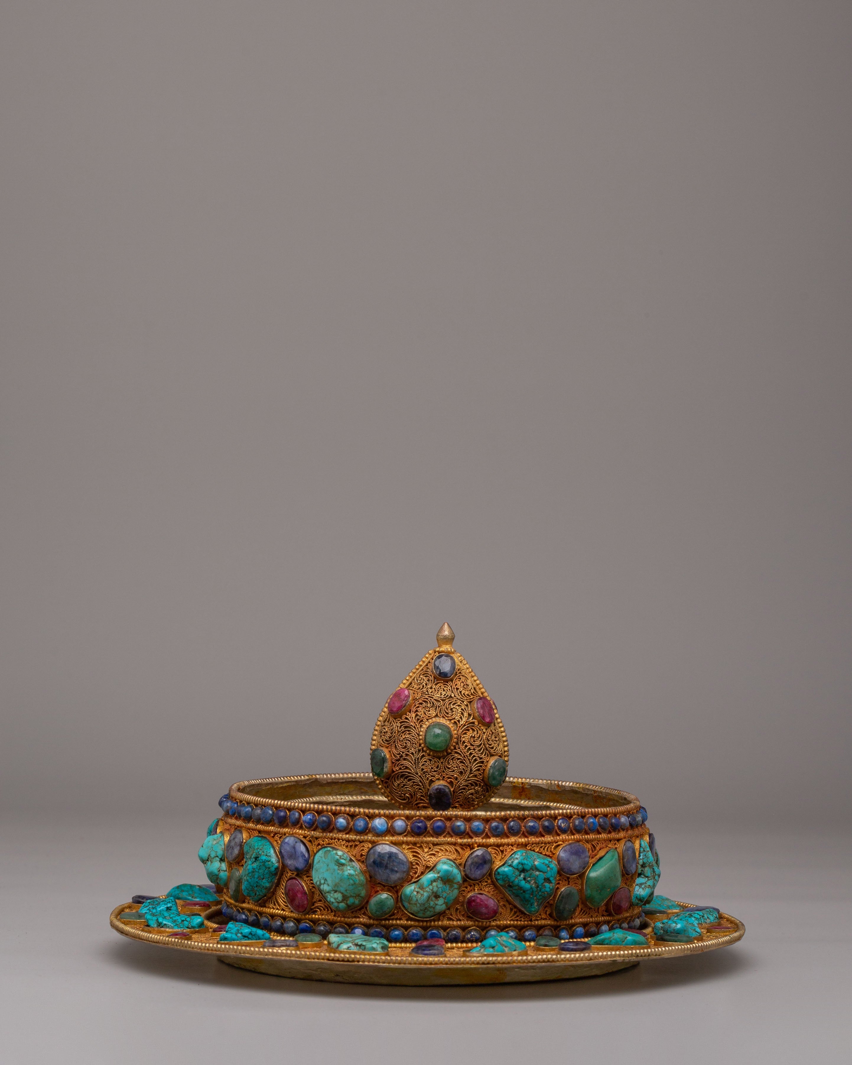 Sacred Decorative Mandala | Handcrafted Copper Art Piece