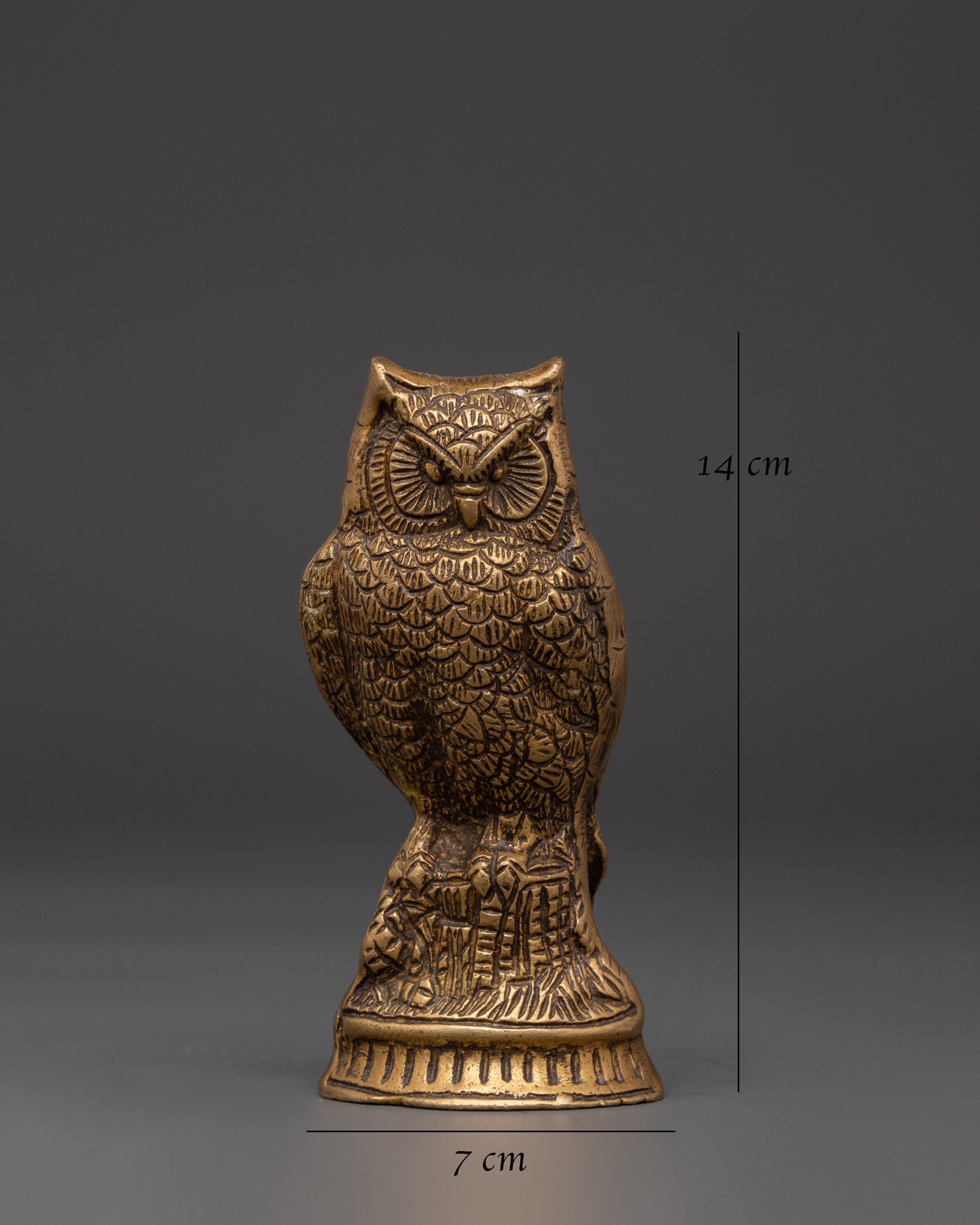 Decorative Owl Figurine | Spiritual Symbol & Good Luck Accent Piece